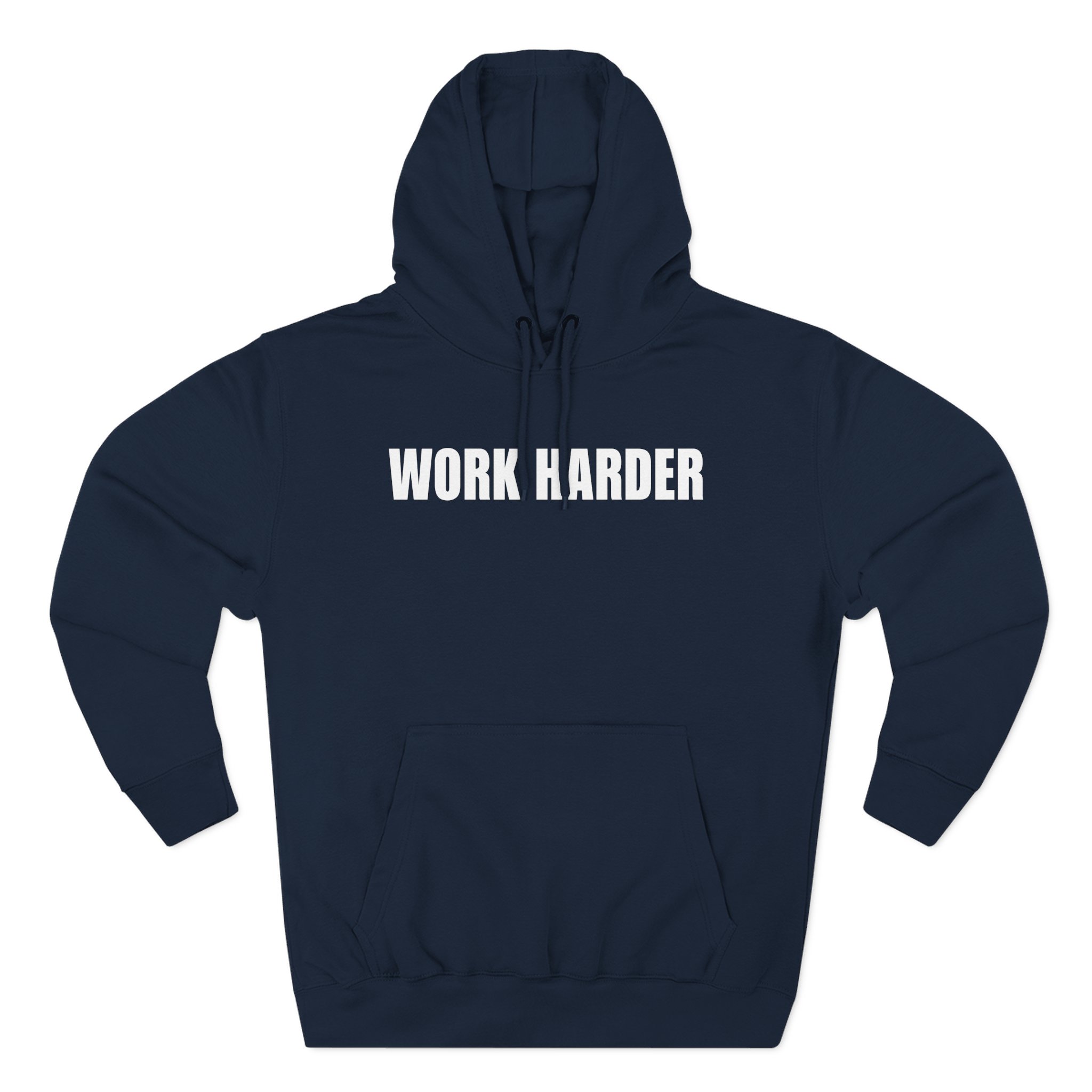 Casey Neistat Work Harder Three-Panel Fleece Hoodie