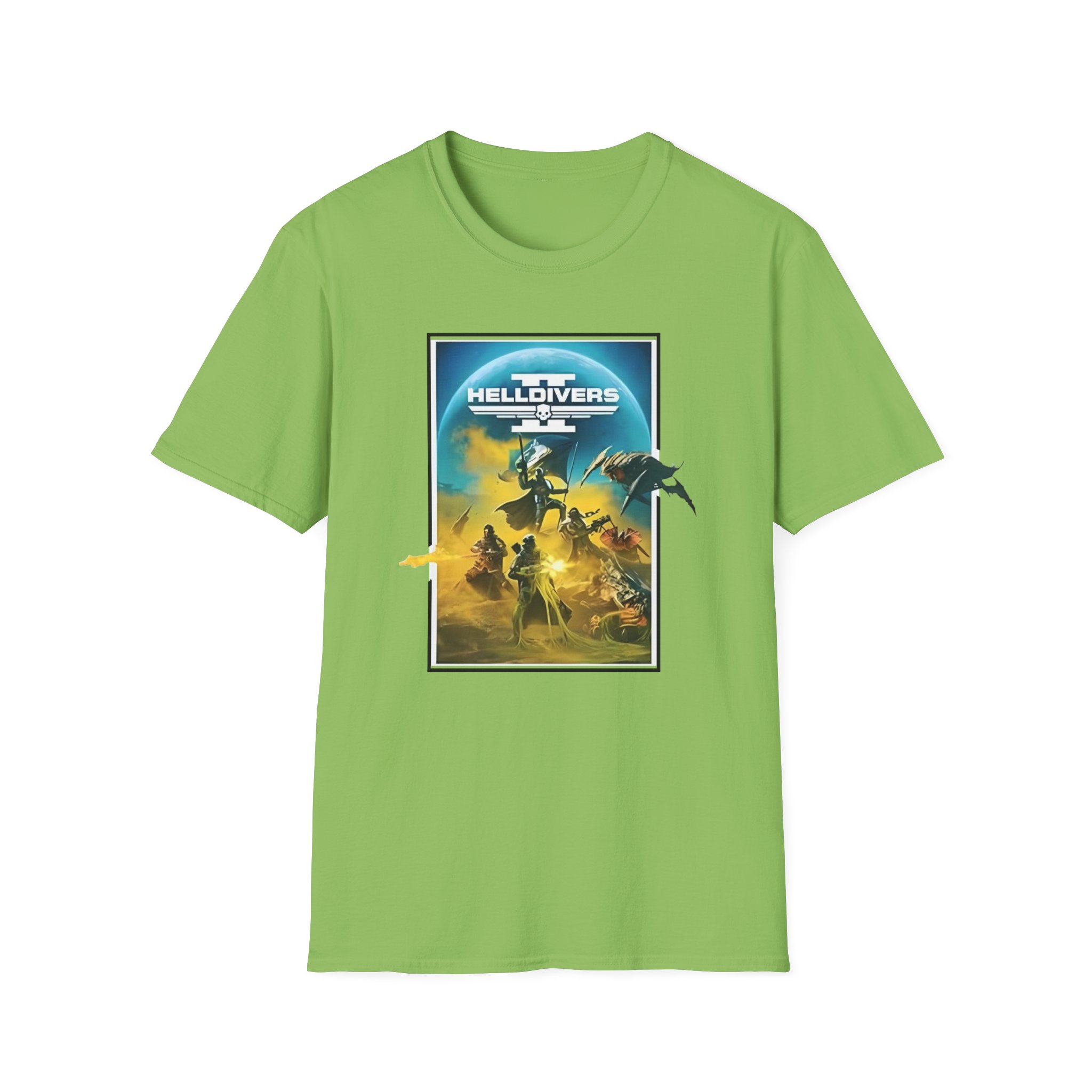 Helldivers Key Art Unisex Softstyle T-Shirt