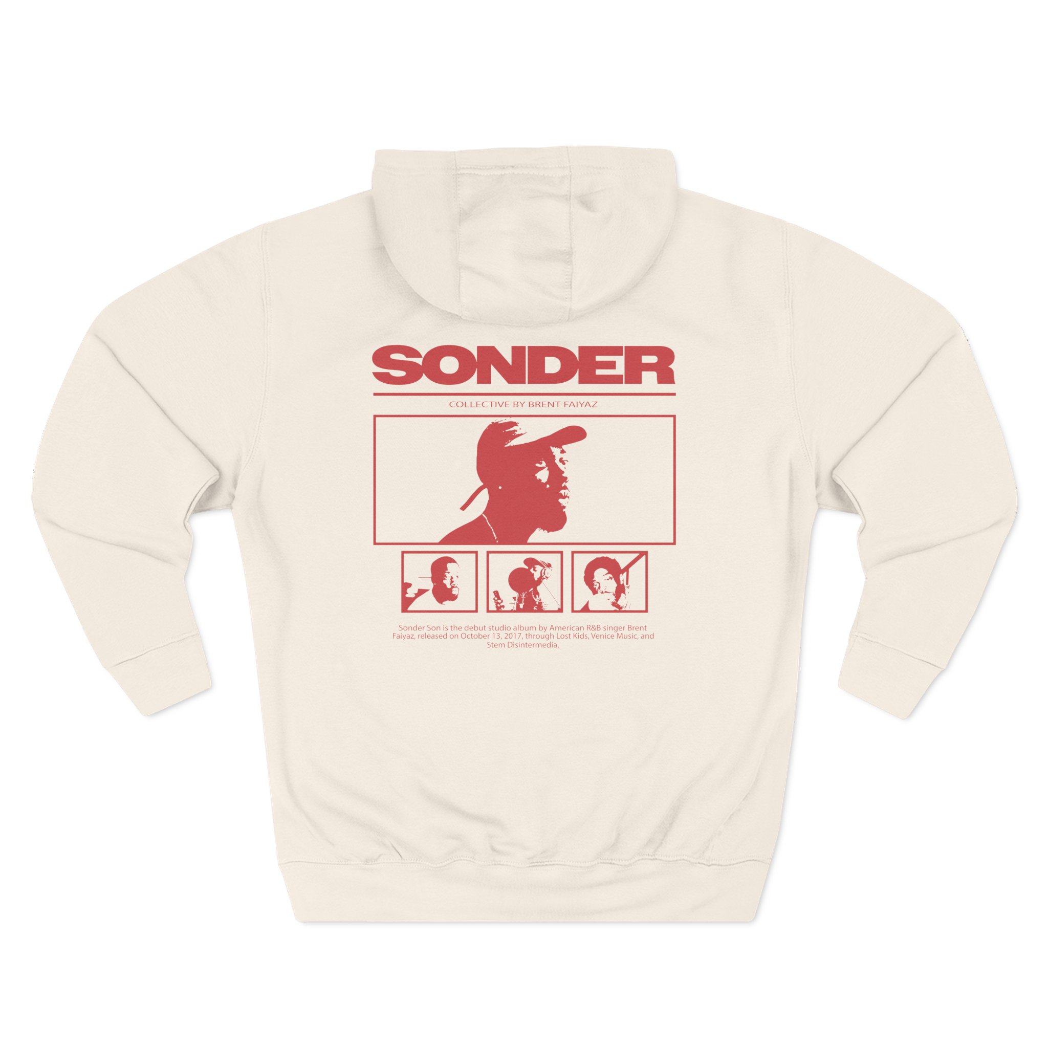 Brent Faiyaz Sonder Three-Panel Fleece Hoodie