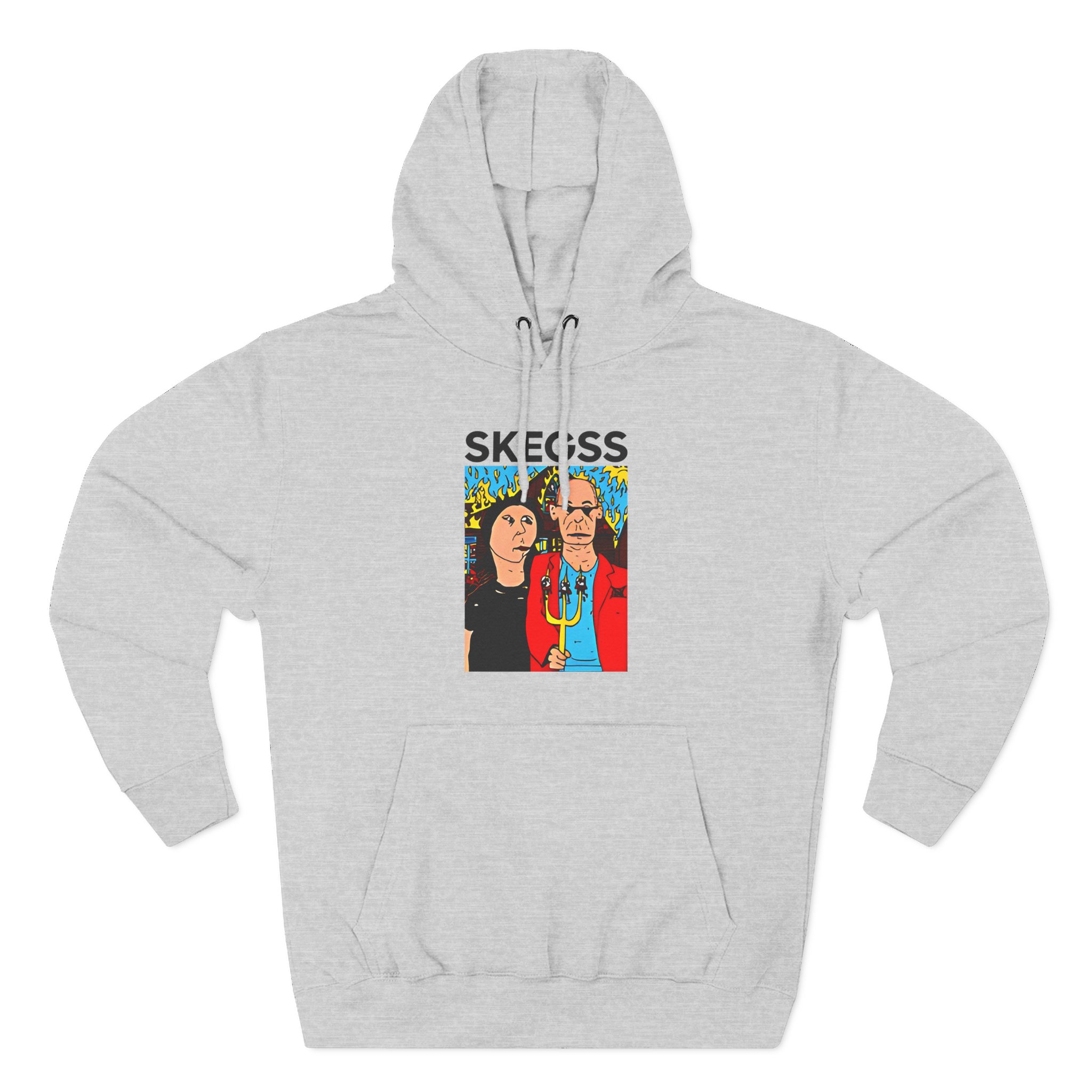 Skegss Gothic America Three-Panel Fleece Hoodie