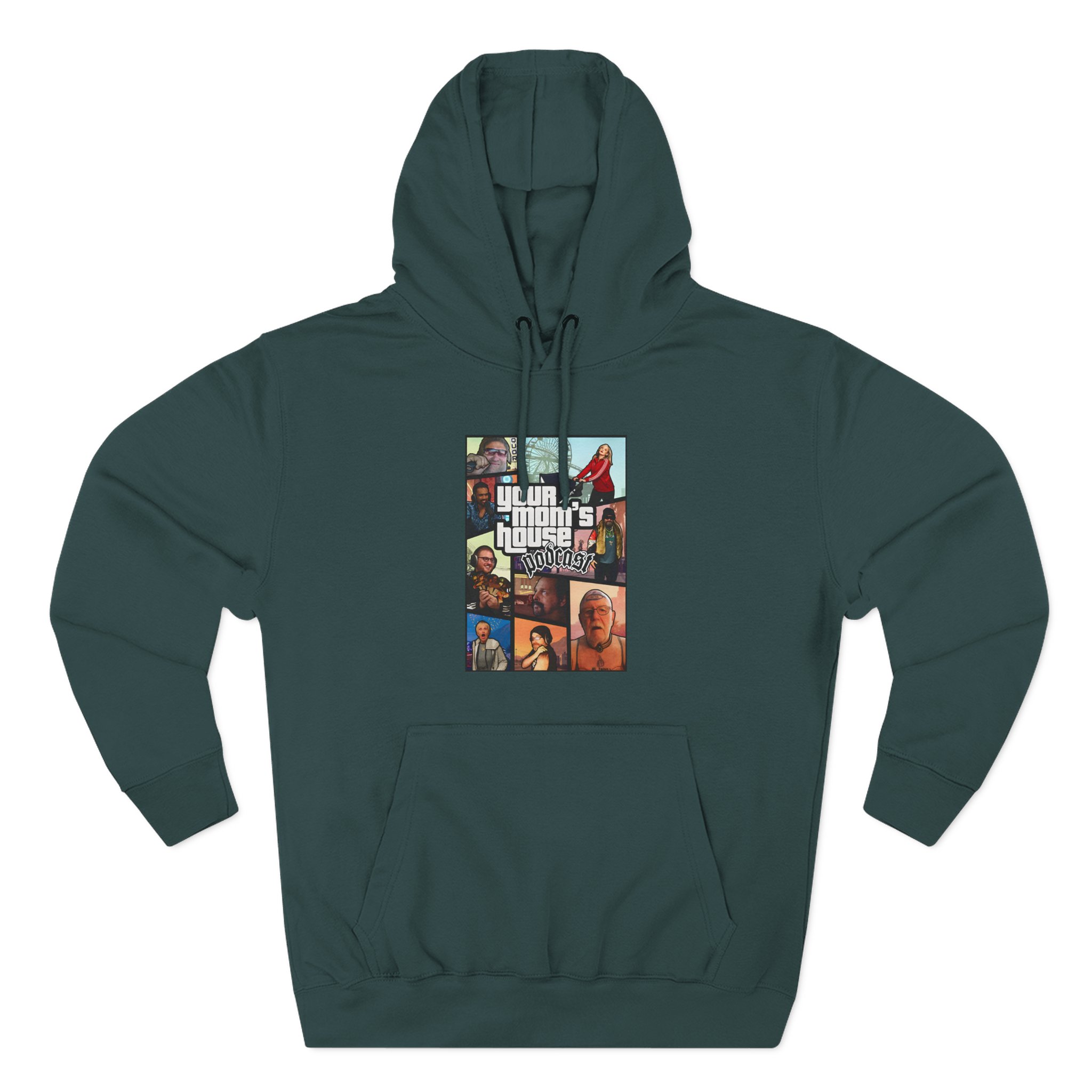 Ymh GTA Three-Panel Fleece Hoodie