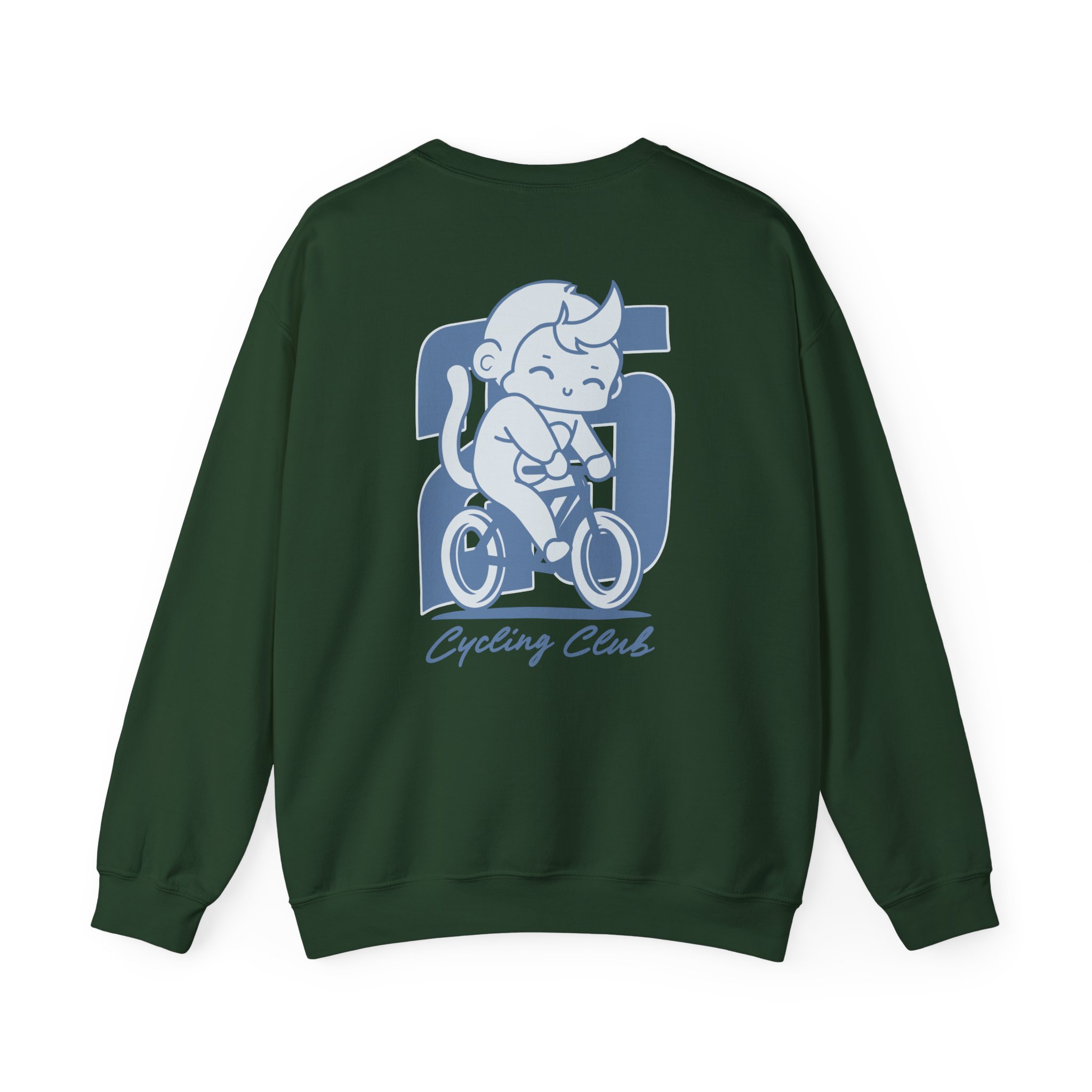 Cdawgva Monke Cycle Unisex Heavy Blendâ„¢ Crewneck Sweatshirt