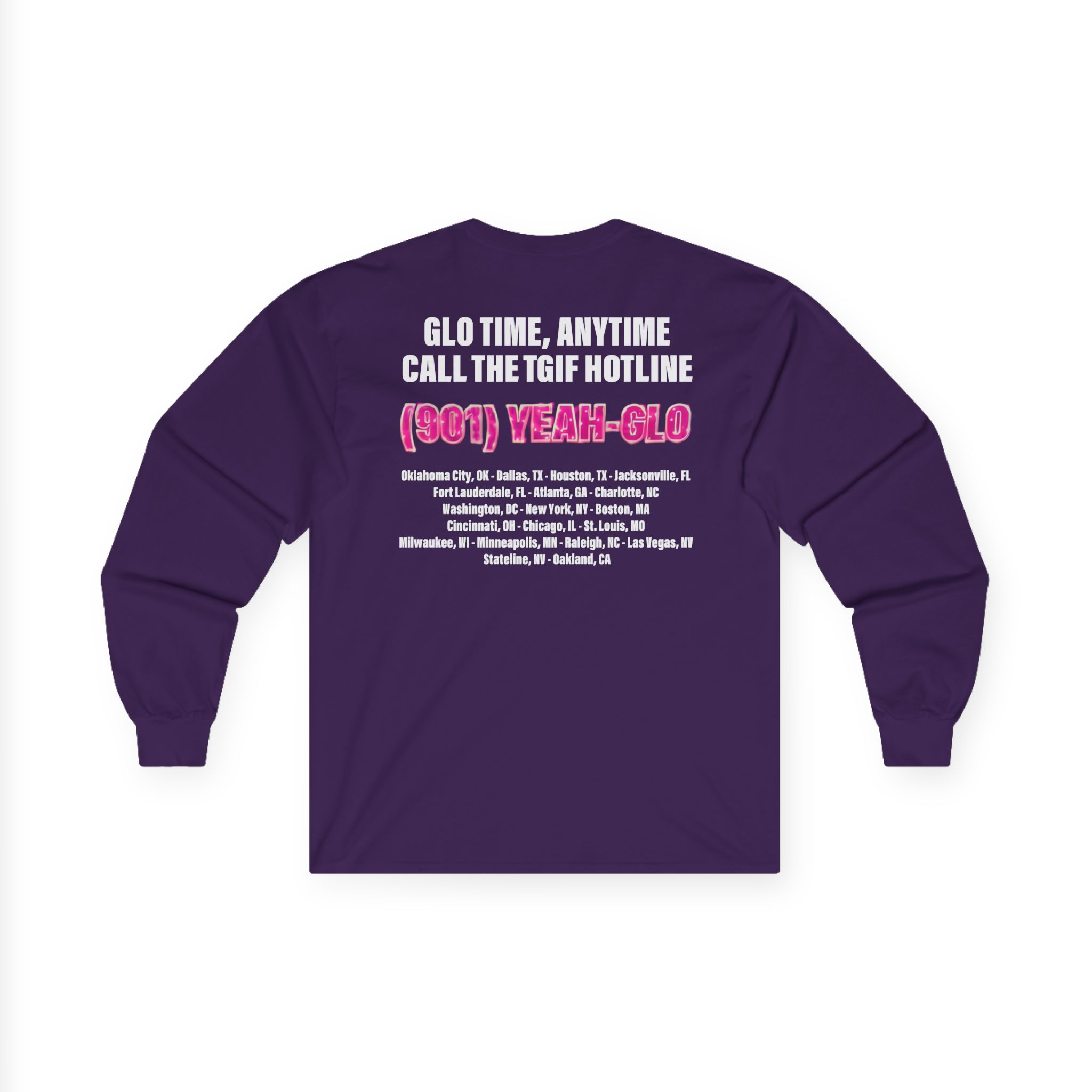 Glorilla Glorious Tour Glotorola Unisex Ultra Cotton Long Sleeve Tee