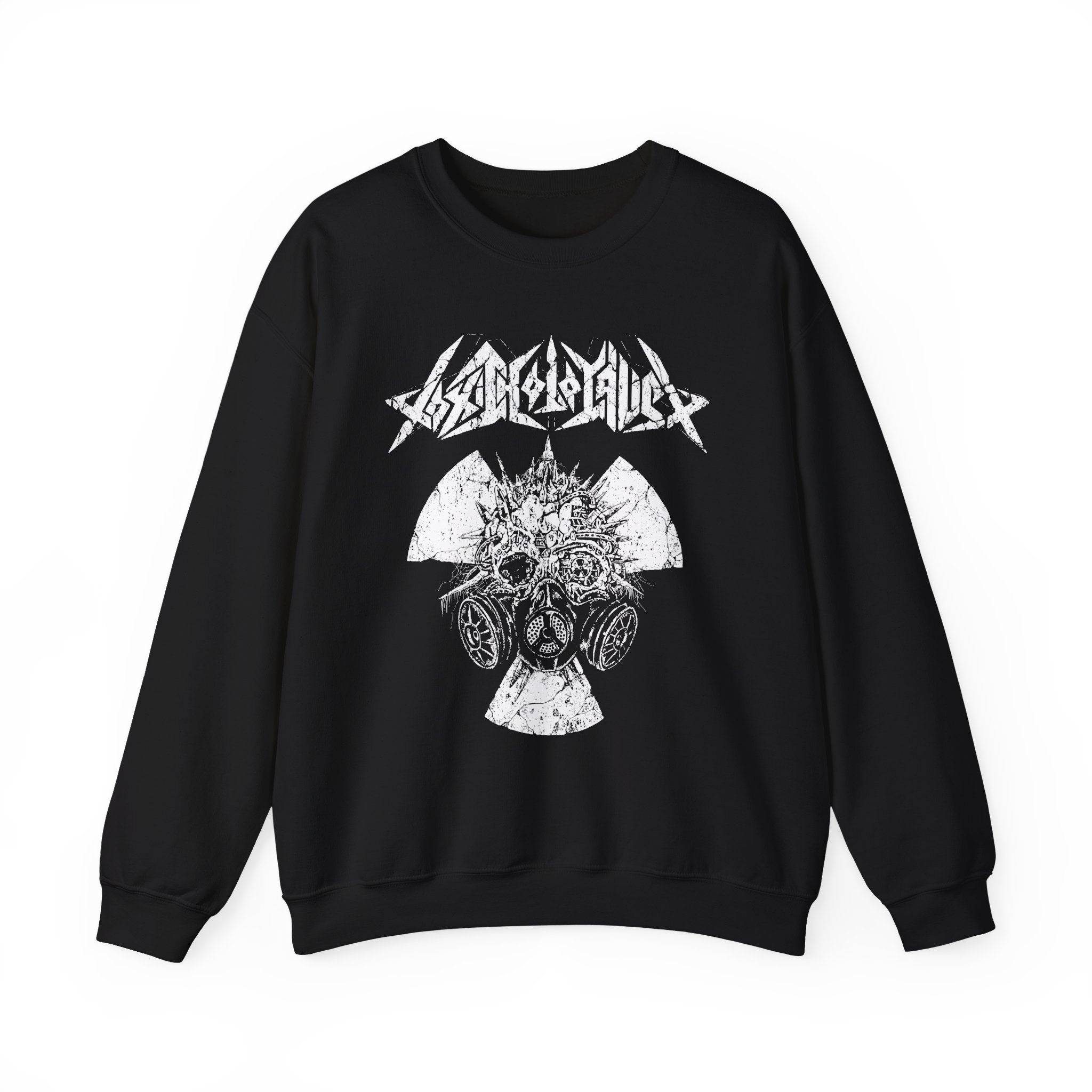 Toxic Holocaust Radiation Gas Mask Unisex Heavy Blendâ„¢ Crewneck Sweatshirt
