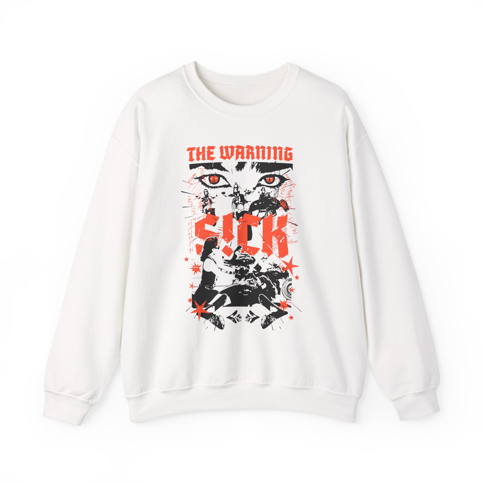 The Warning New S!ck Unisex Heavy Blendâ„¢ Crewneck Sweatshirt
