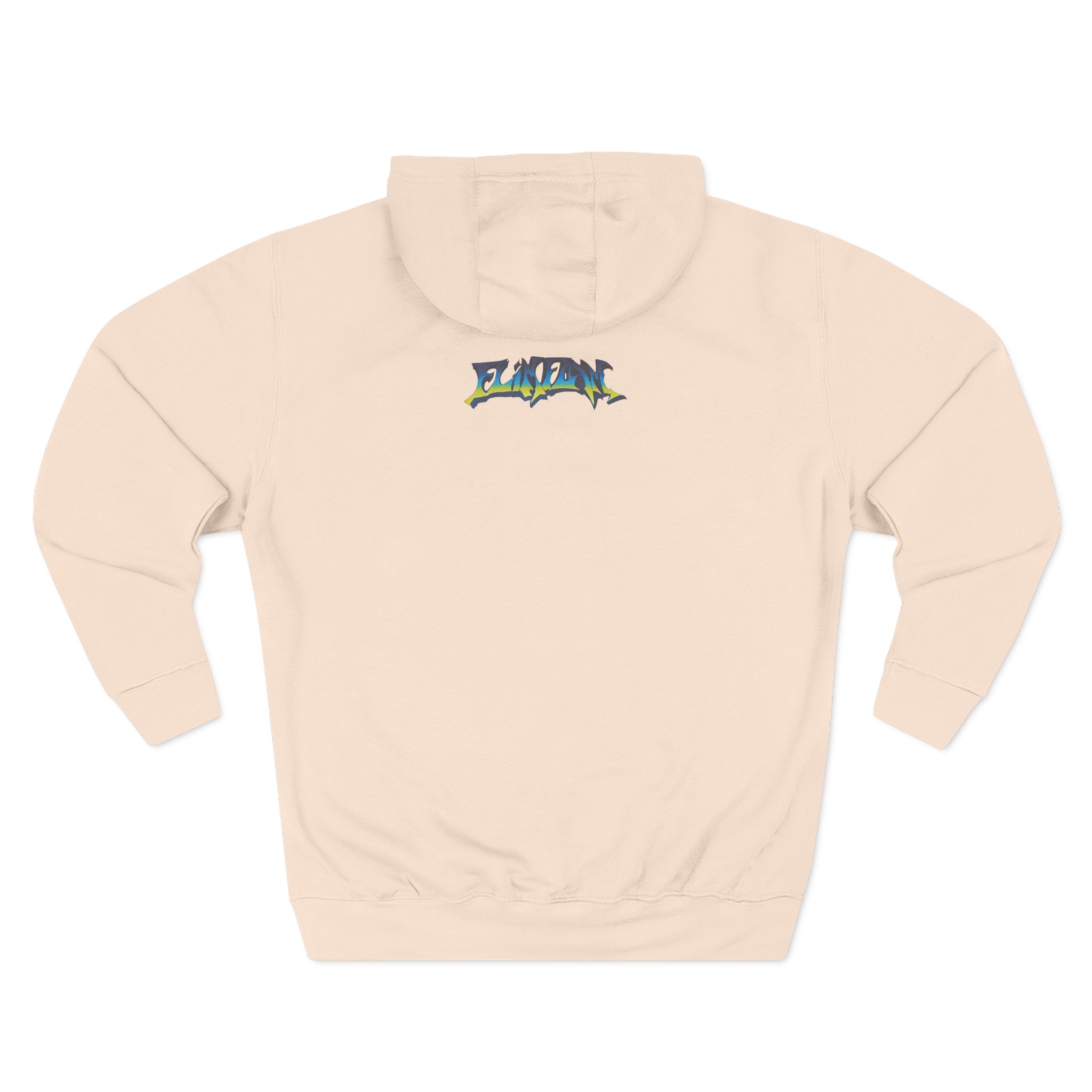 Flamingo Flim Flail Three-Panel Fleece Hoodie