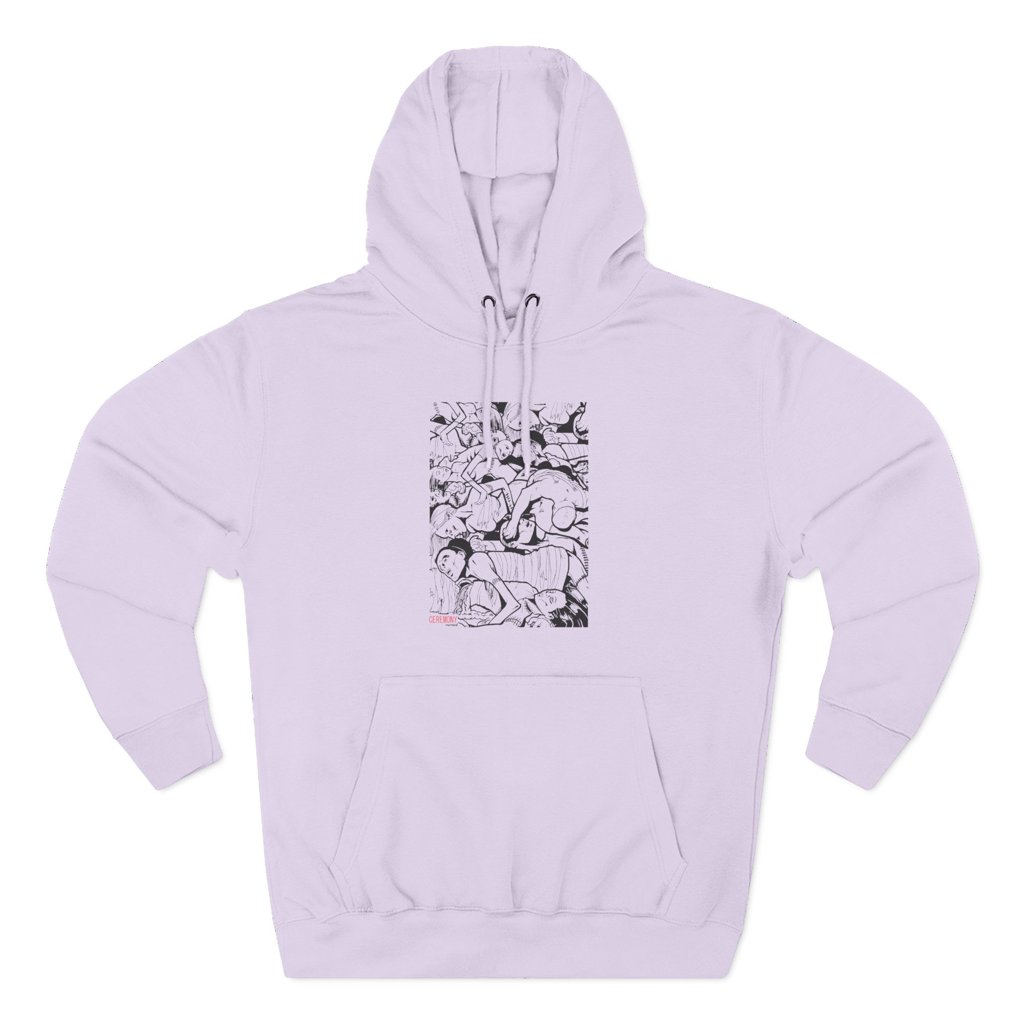 Ceremony Ruined Three-Panel Fleece Hoodie