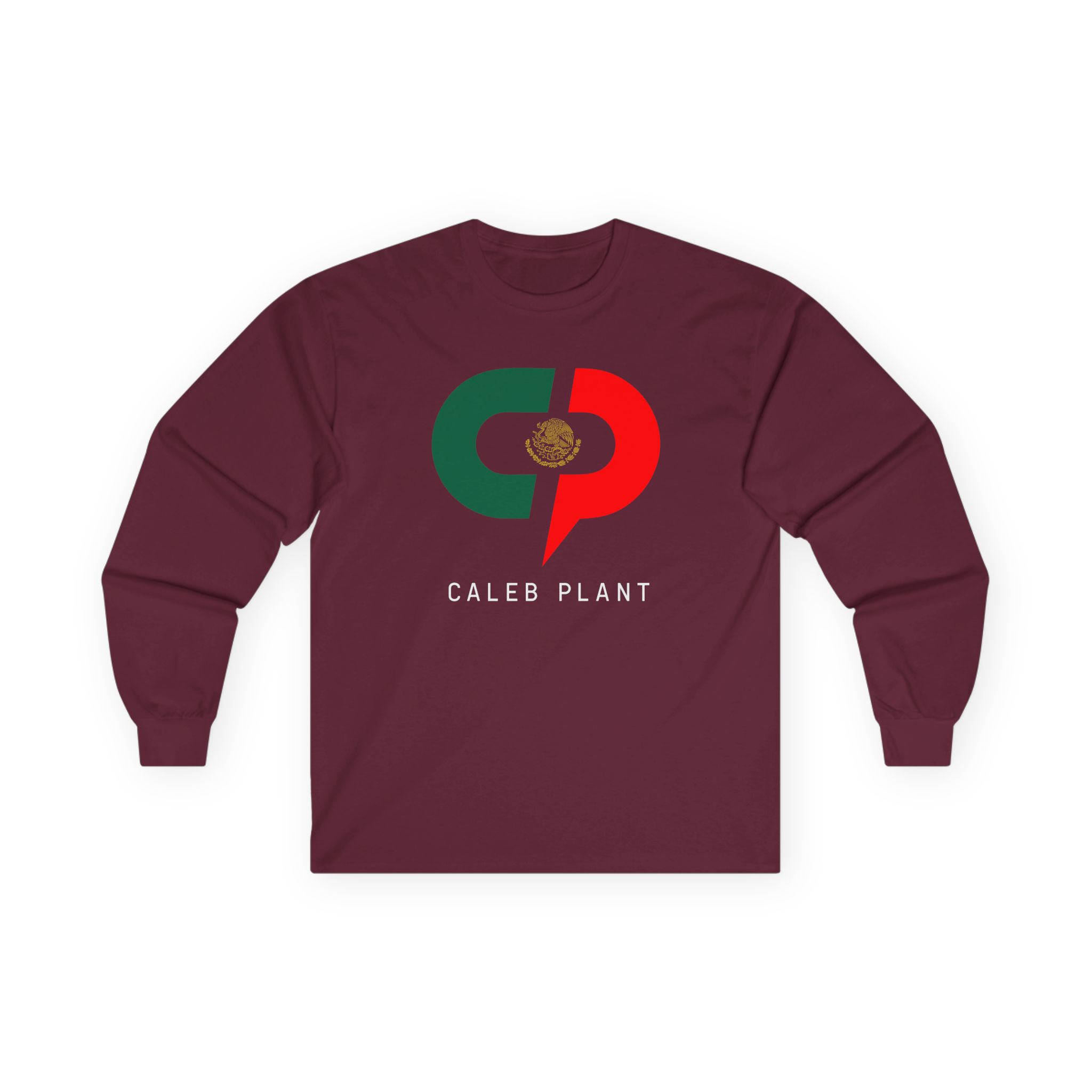 Caleb Plant Green White and Red Unisex Ultra Cotton Long Sleeve Tee