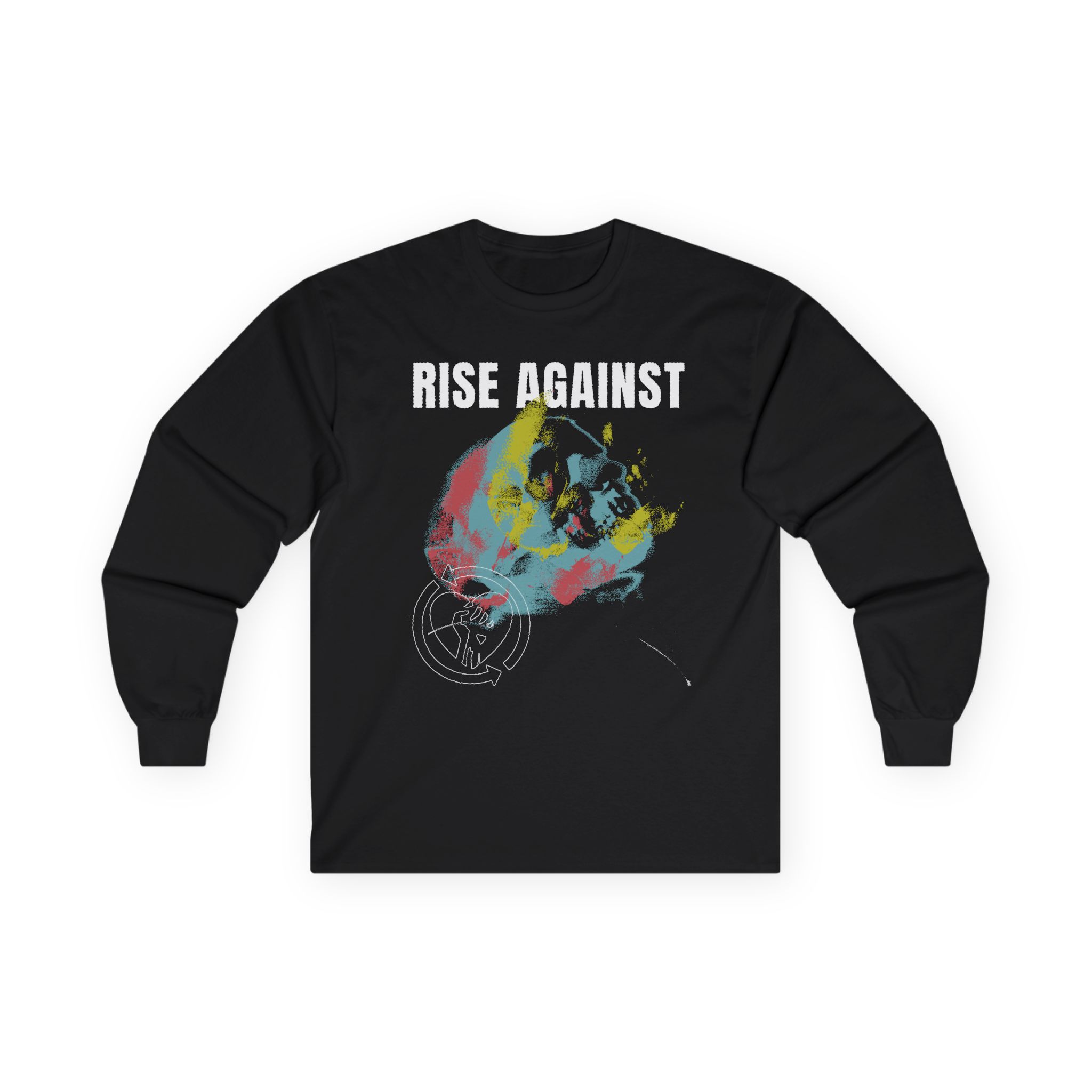 Rise Against Projecting Skull Unisex Ultra Cotton Long Sleeve Tee