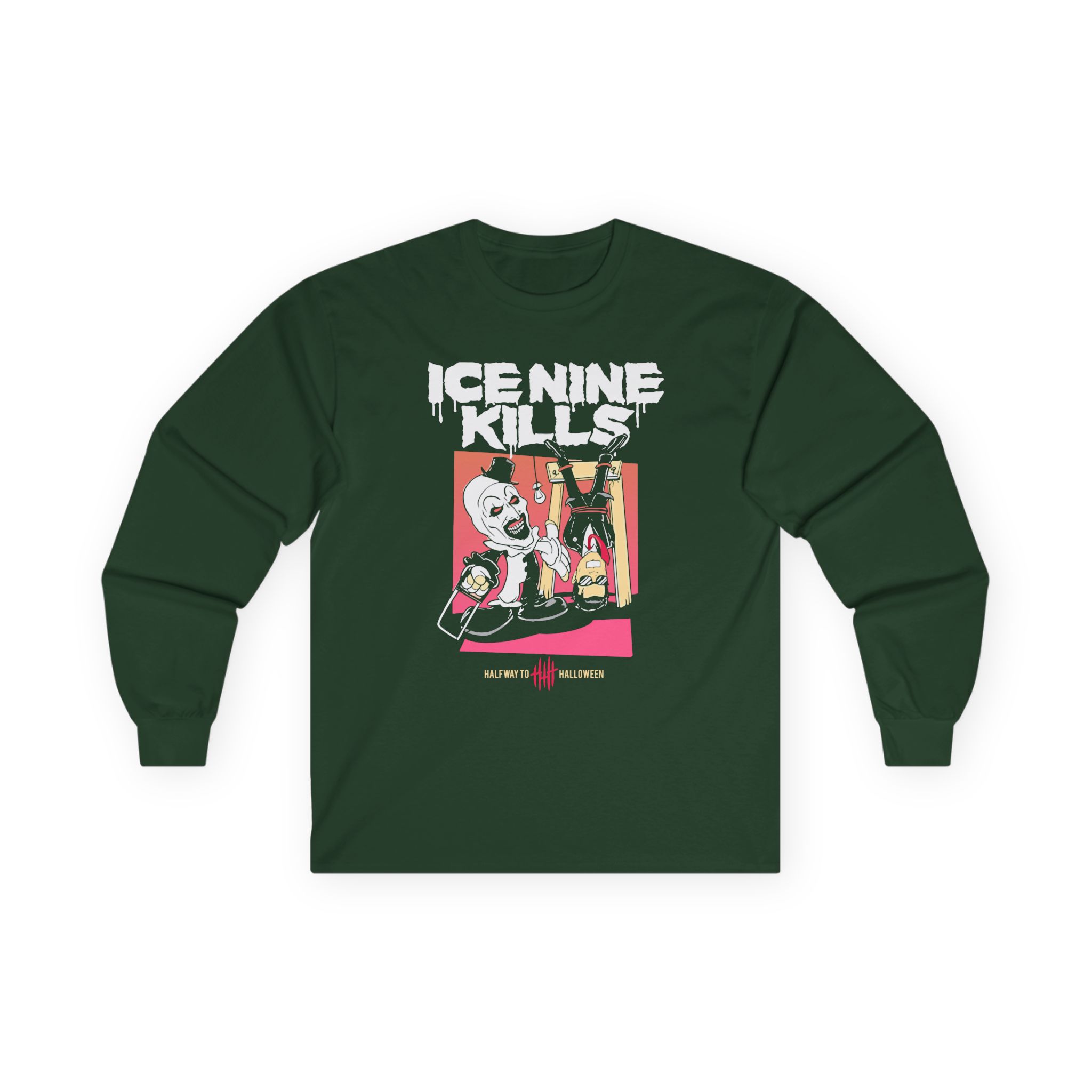 Ice Nine Kills Cut in Half Way to Halloween Unisex Ultra Cotton Long Sleeve Tee