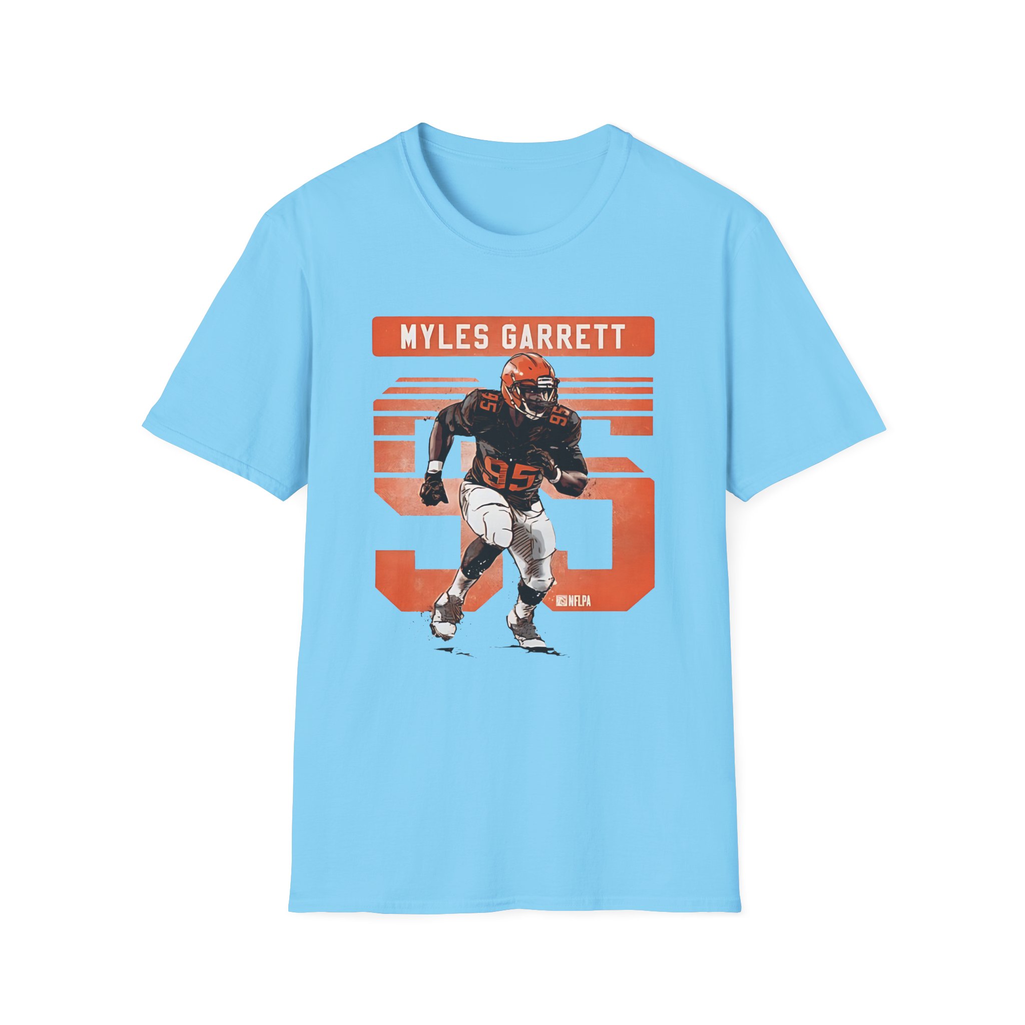 Myles Garrett Grunge Unisex Softstyle T-Shirt