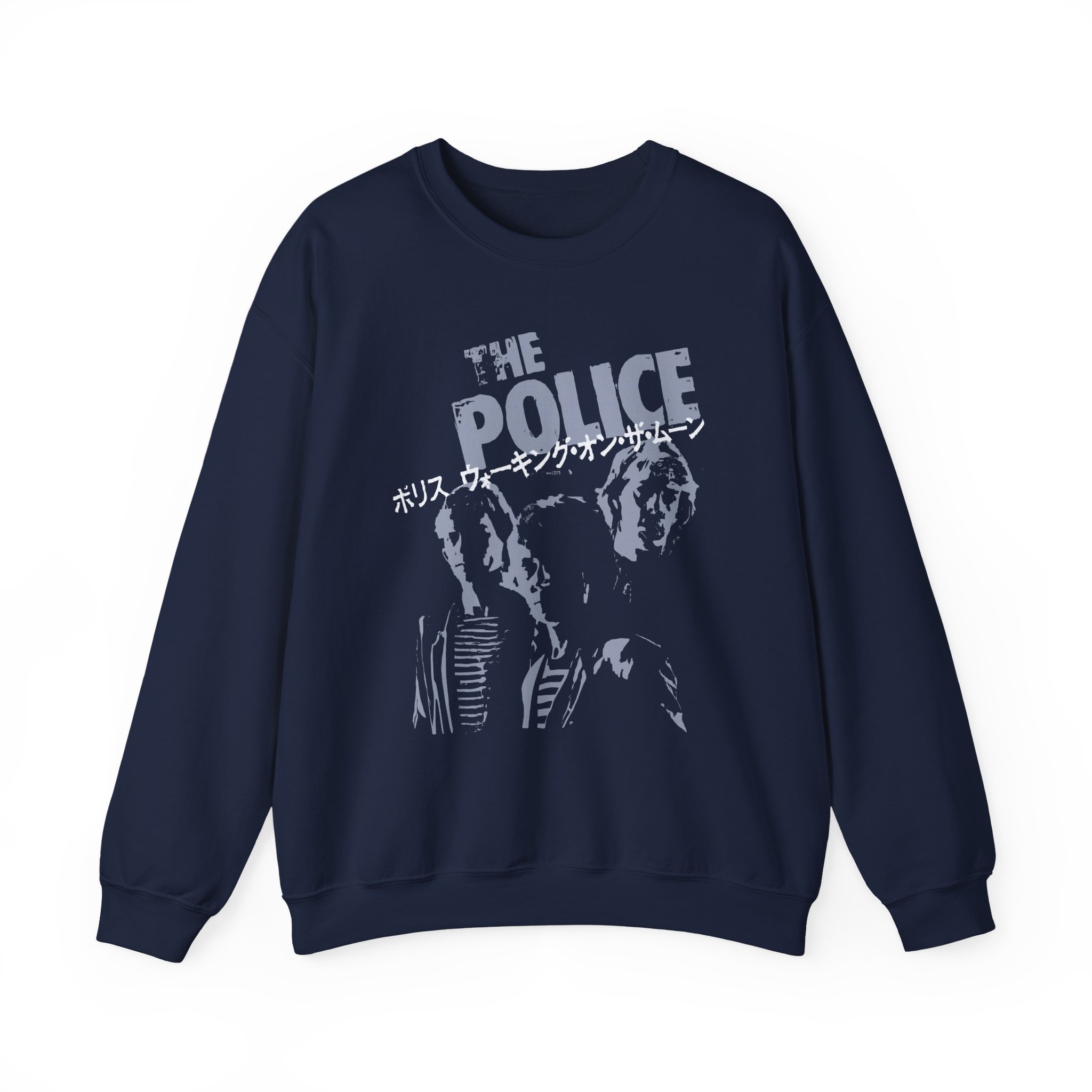 The Police Japan Retro Unisex Heavy Blendâ„¢ Crewneck Sweatshirt