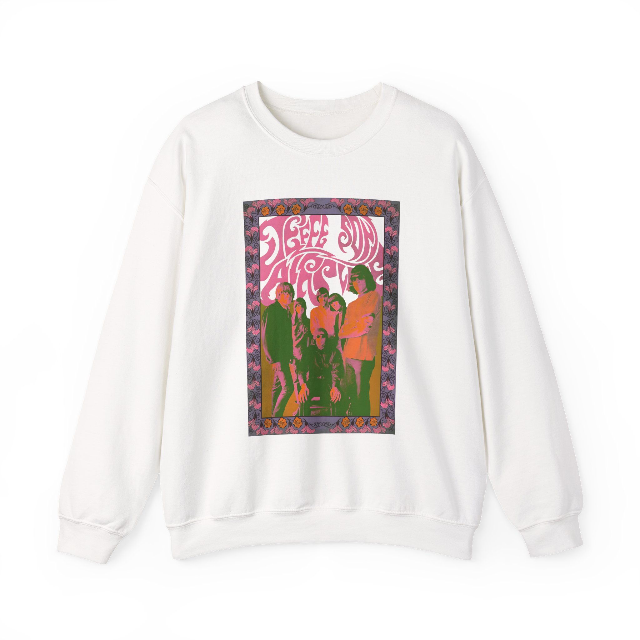 Jefferson Airplane Psychedelic Band Photo Unisex Heavy Blendâ„¢ Crewneck Sweatshirt