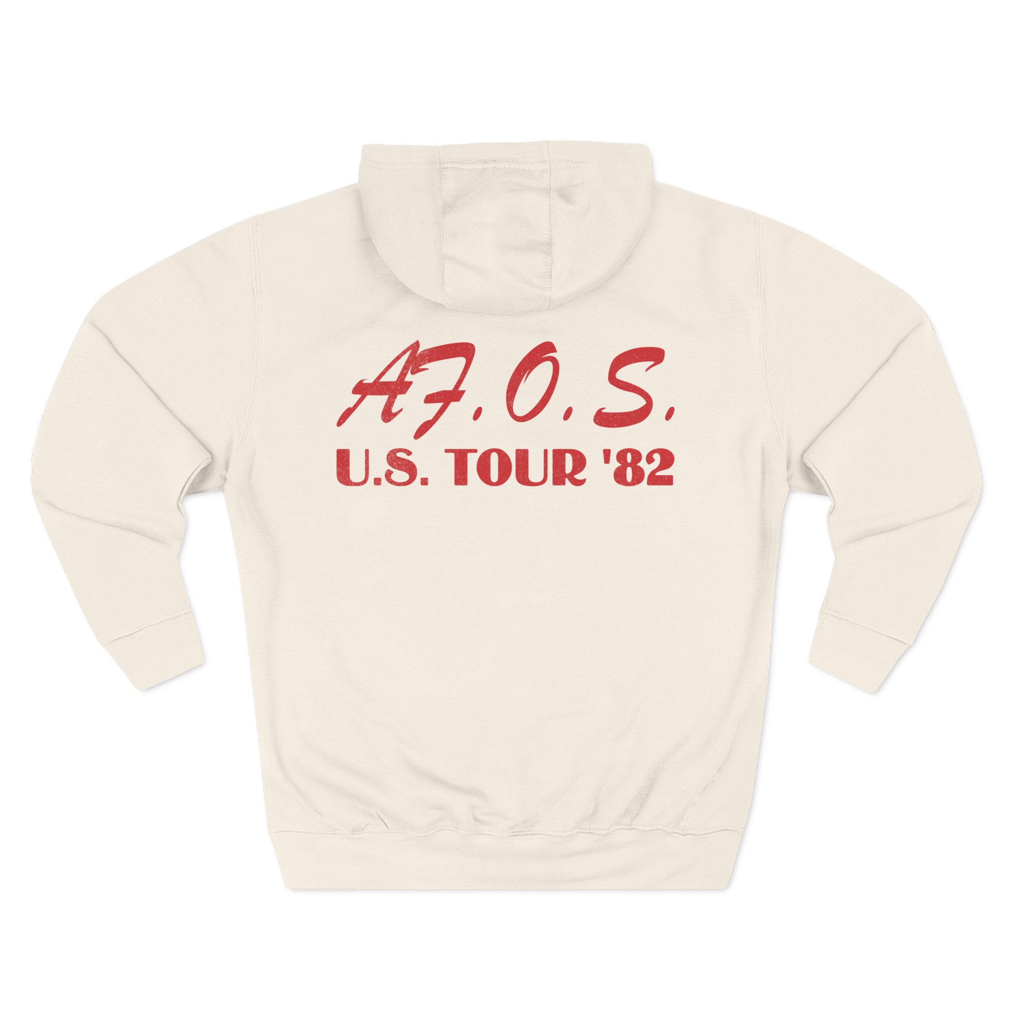 A Flock of Seagulls Us 1982 Tour Three-Panel Fleece Hoodie
