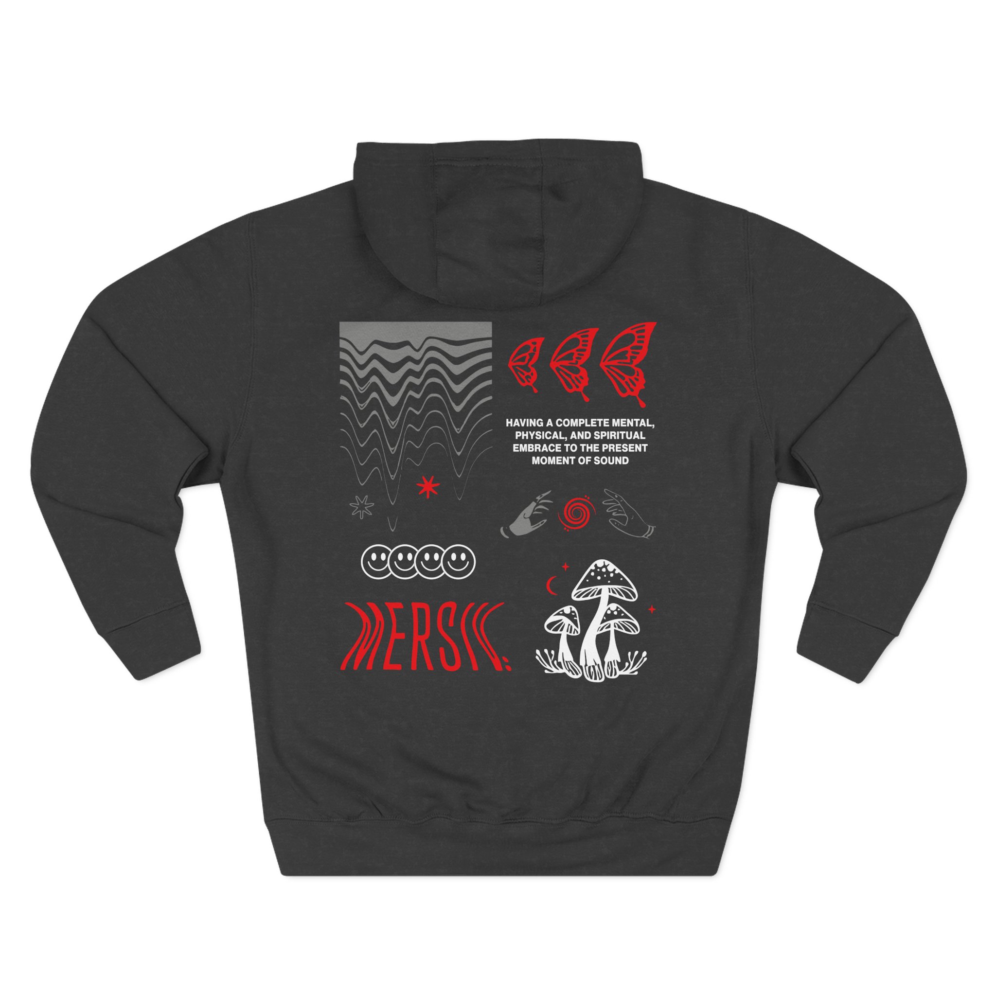 Mersiv Atl Three-Panel Fleece Hoodie