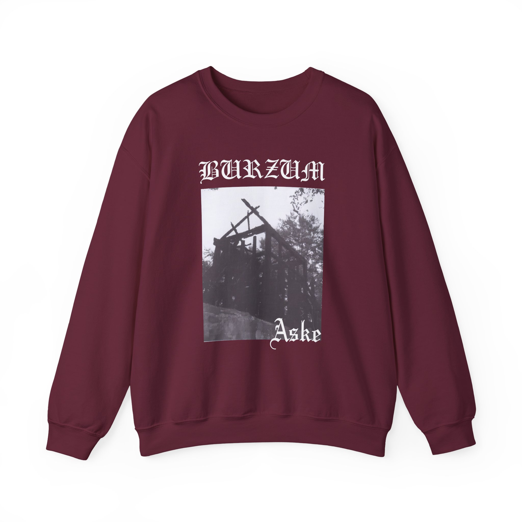 Burzum Aske Unisex Heavy Blendâ„¢ Crewneck Sweatshirt