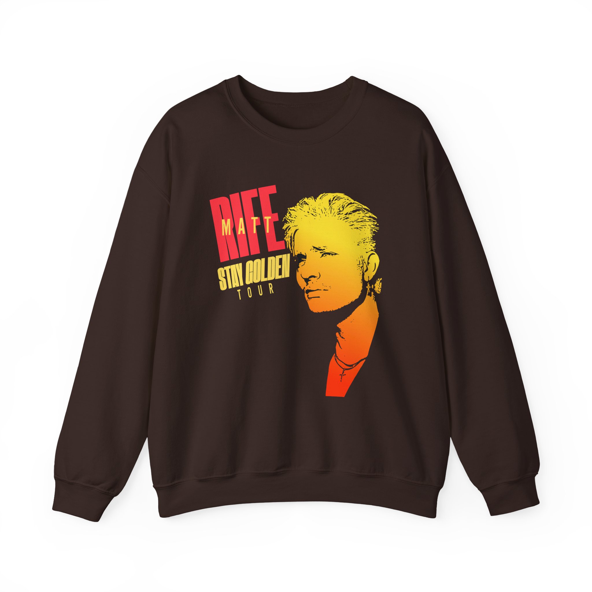Matt Rife Stay Golden Tour Unisex Heavy Blendâ„¢ Crewneck Sweatshirt