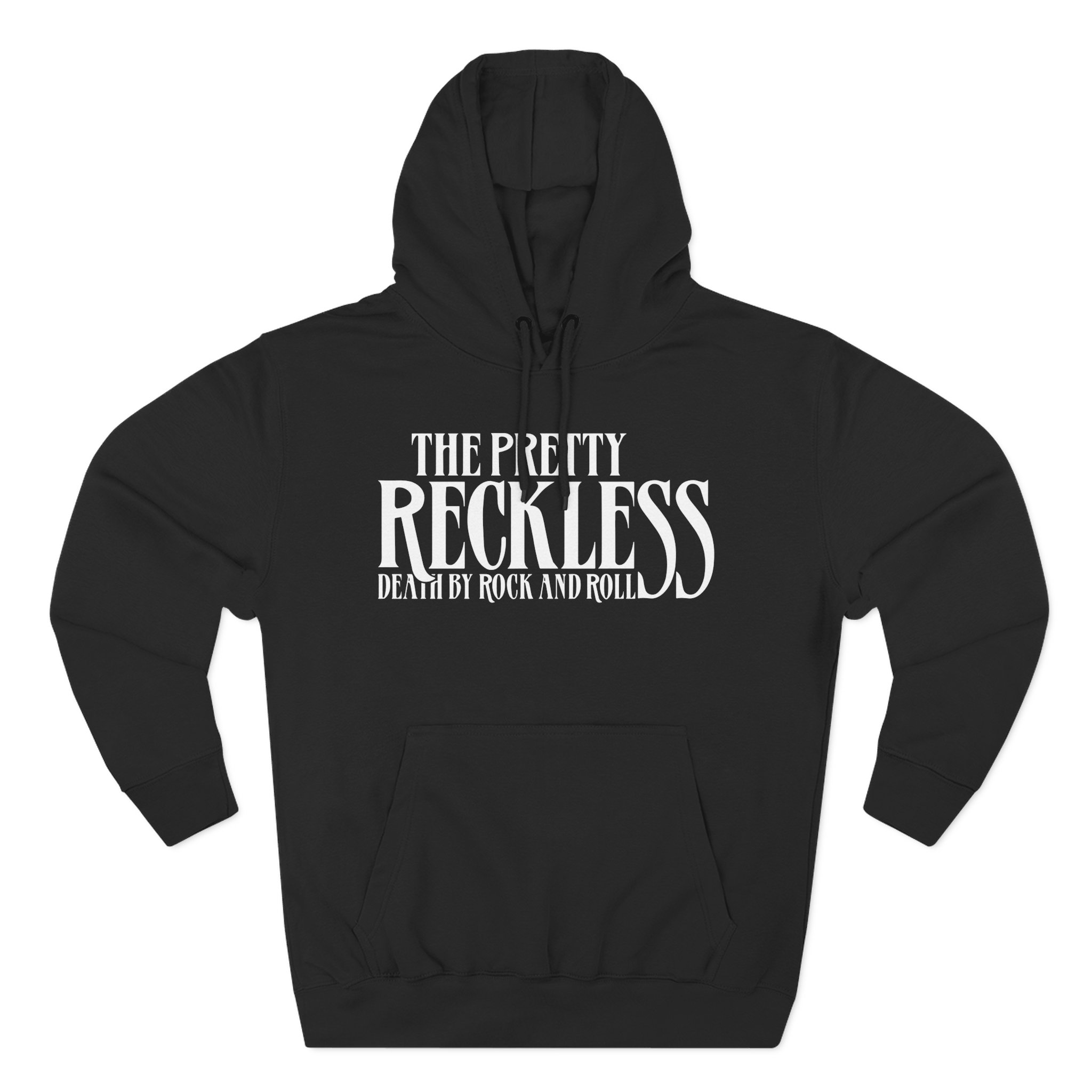 The Pretty Reckless Logo Three-Panel Fleece Hoodie