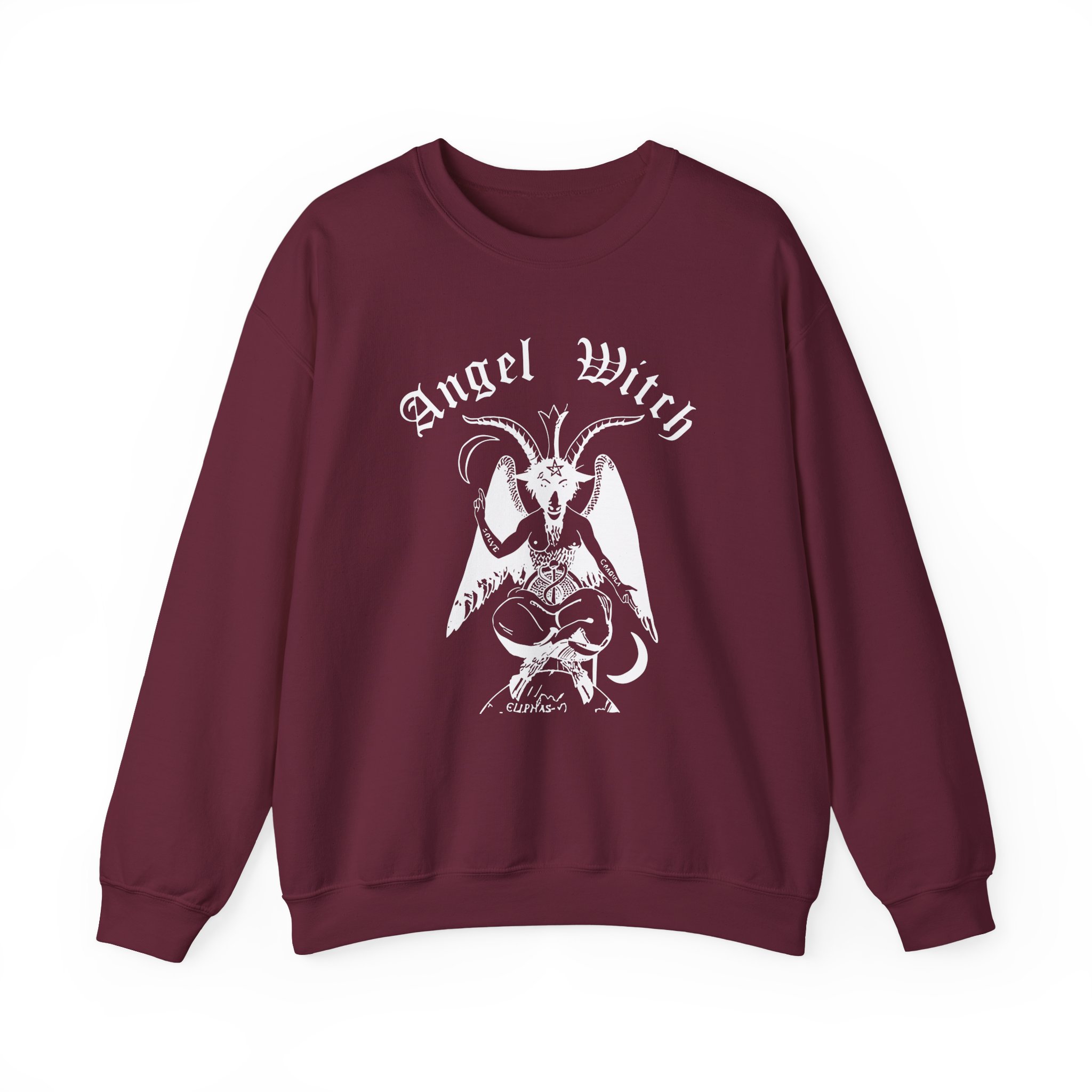 Angel Witch Baphomet Unisex Heavy Blendâ„¢ Crewneck Sweatshirt