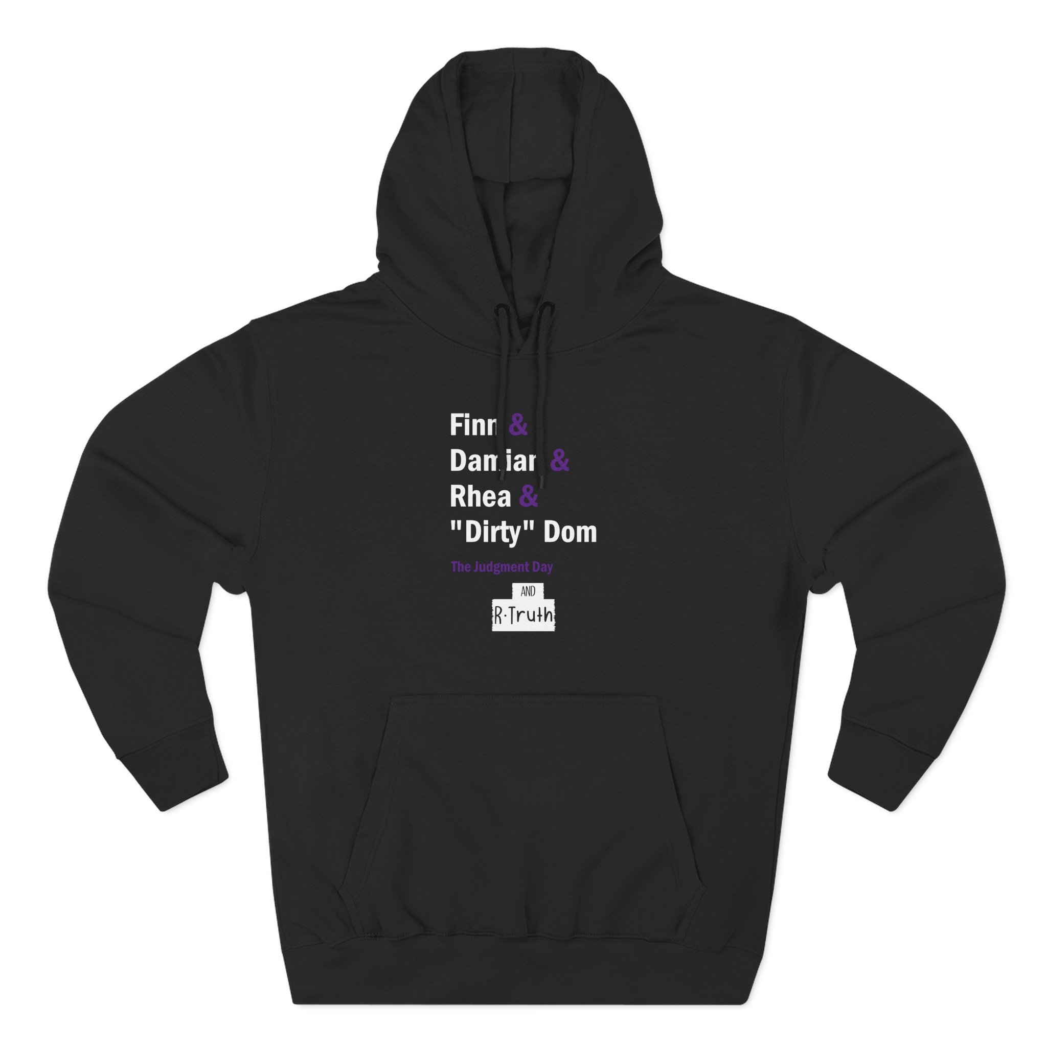 R Truth The Judgment Day Three-Panel Fleece Hoodie