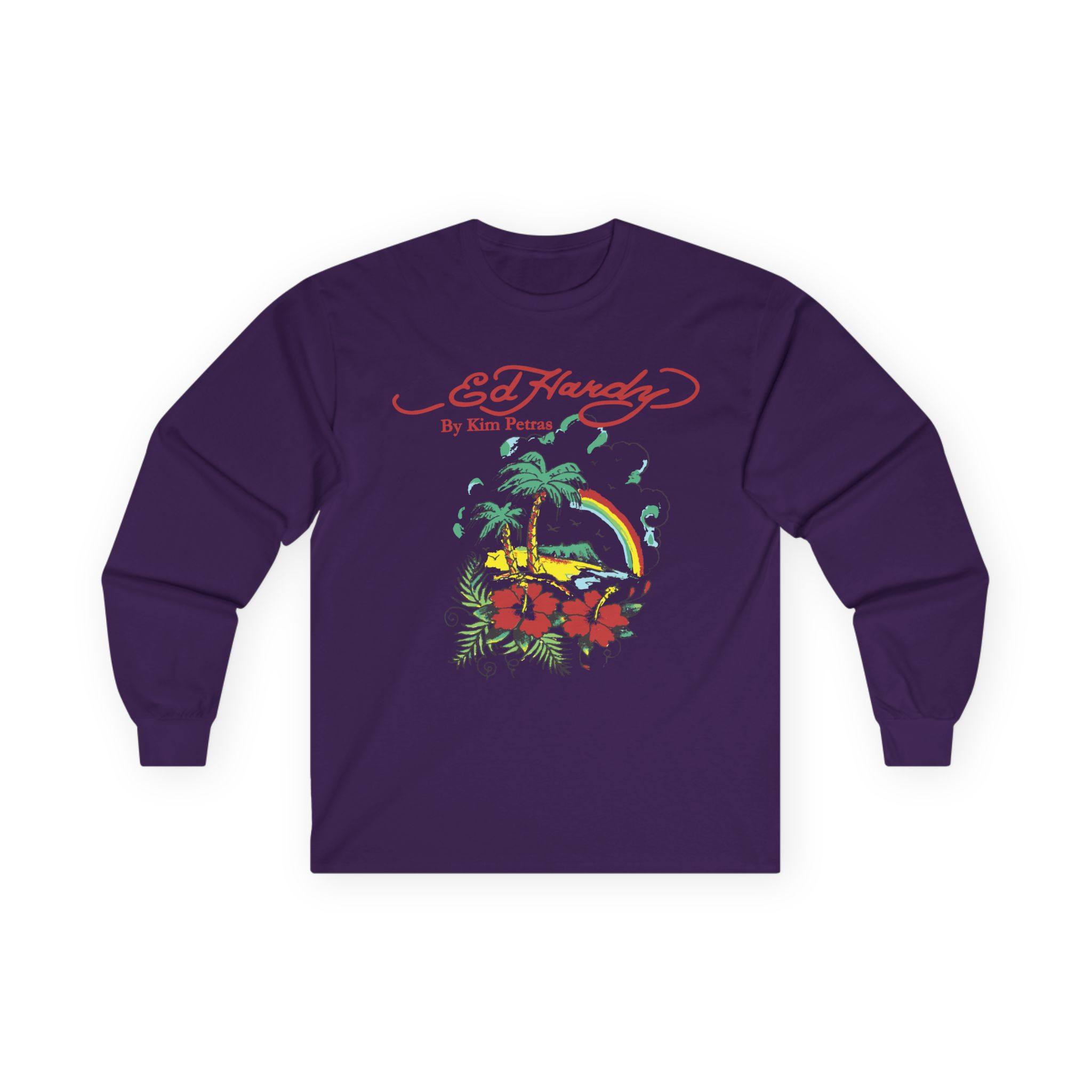 Kim Petras Tropical Scene Lettuce Unisex Ultra Cotton Long Sleeve Tee
