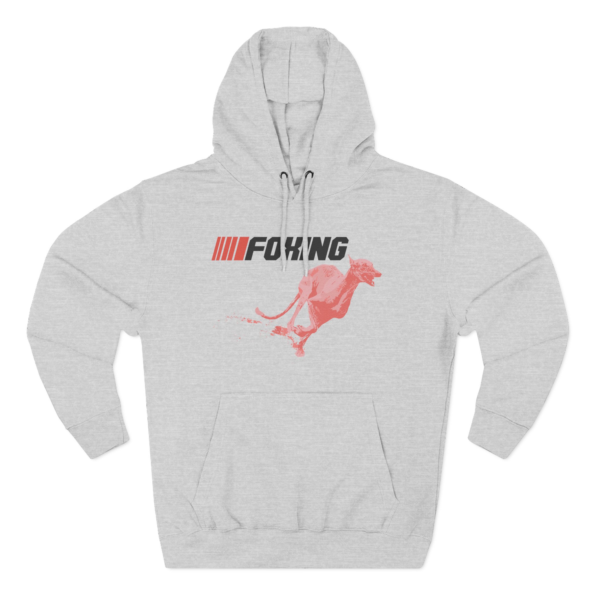 Foxing Greyhound Three-Panel Fleece Hoodie