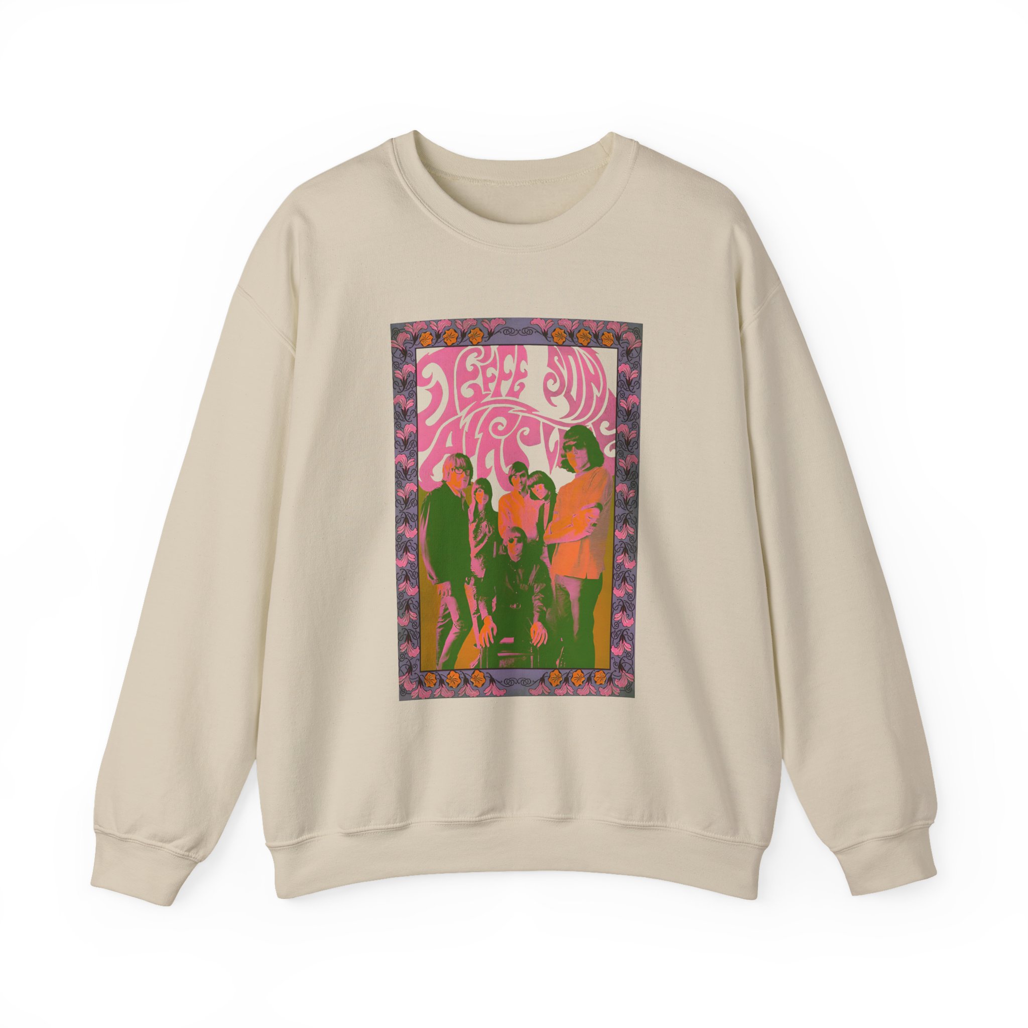 Jefferson Airplane Psychedelic Band Photo Unisex Heavy Blendâ„¢ Crewneck Sweatshirt