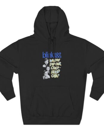 Blink 182 One More Time...part 2 Onesie Three-Panel Fleece Hoodie