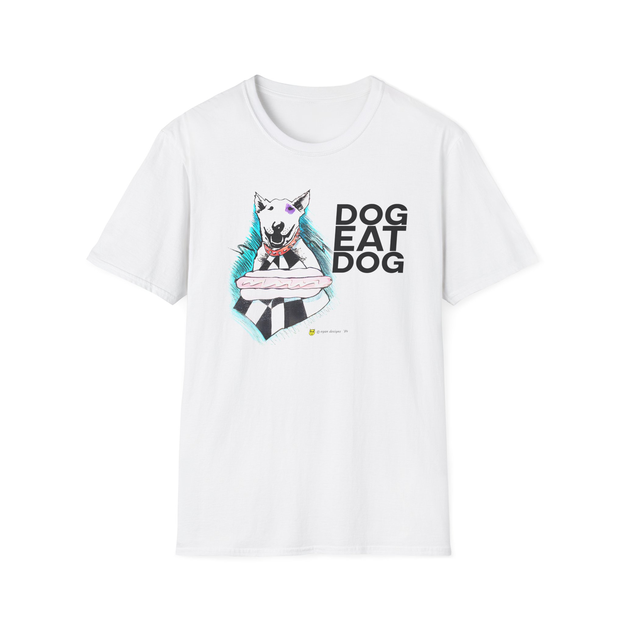 Dog Eat Dog Hotdog Unisex Softstyle T-Shirt