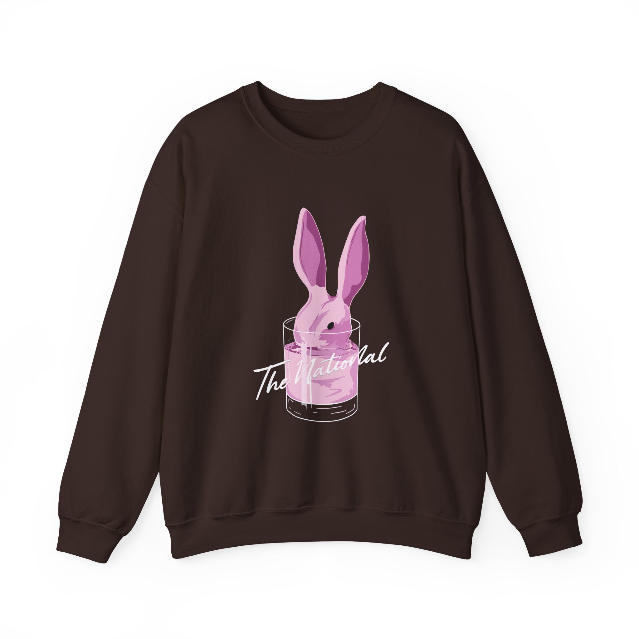 The National Pink Rabbits Unisex Heavy Blend Crewneck Sweatshirt