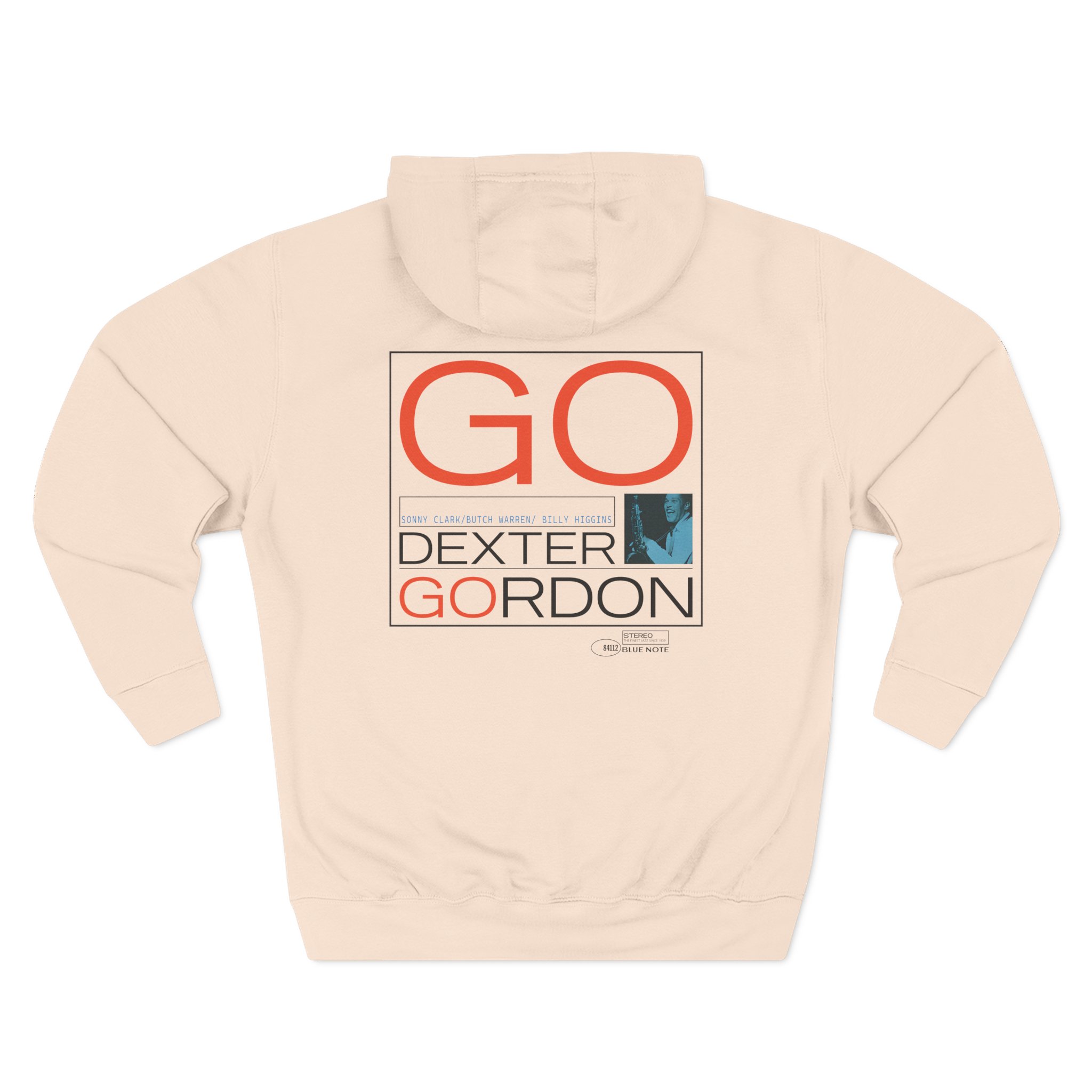Blue Note Dexter Gordon Go 84112 Three-Panel Fleece Hoodie