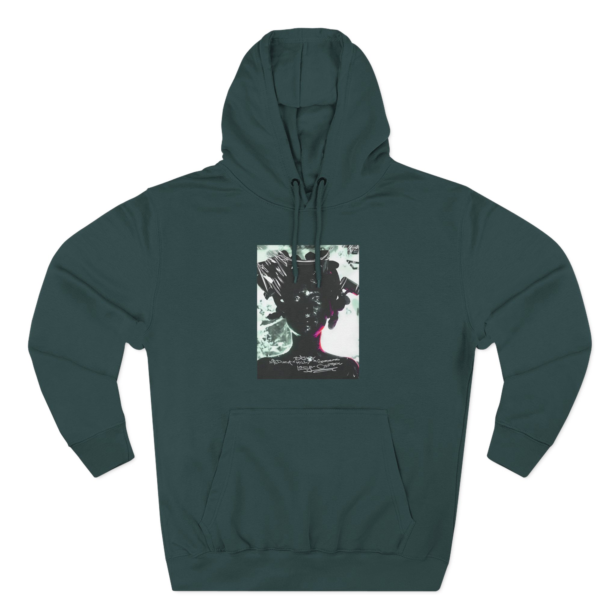Meduza Three-Panel Fleece Hoodie