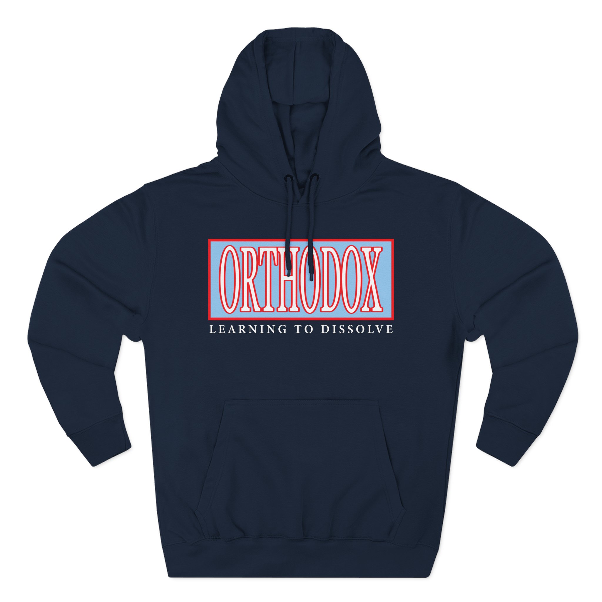 Orthodox Box Logo Three-Panel Fleece Hoodie