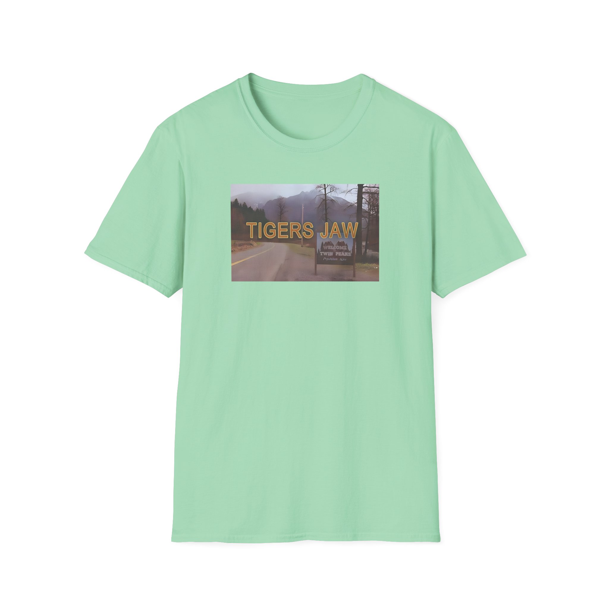 Tigers Jaw Twin Peaks Unisex Softstyle T-Shirt