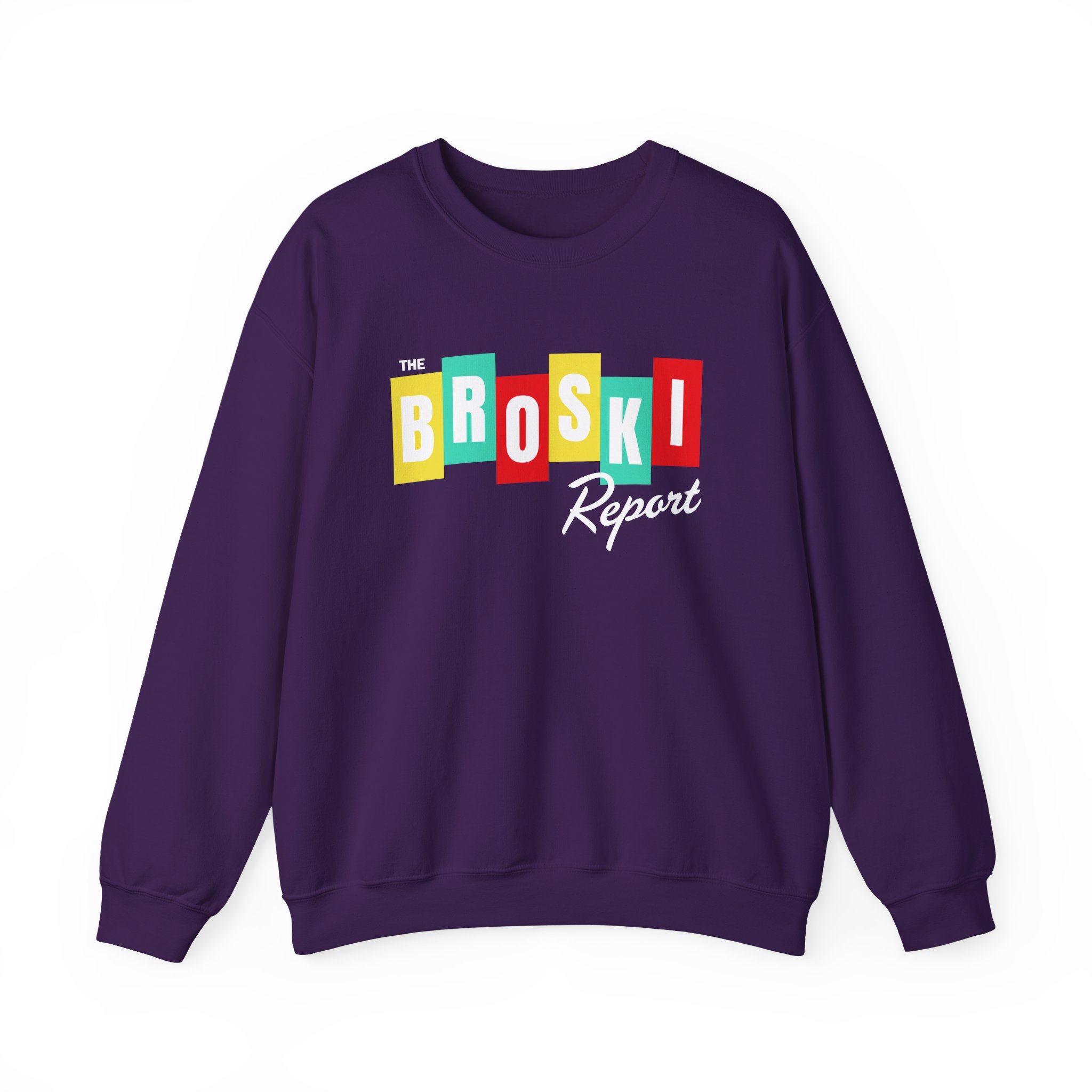 Broski Report National News Blast Unisex Heavy Blendâ„¢ Crewneck Sweatshirt