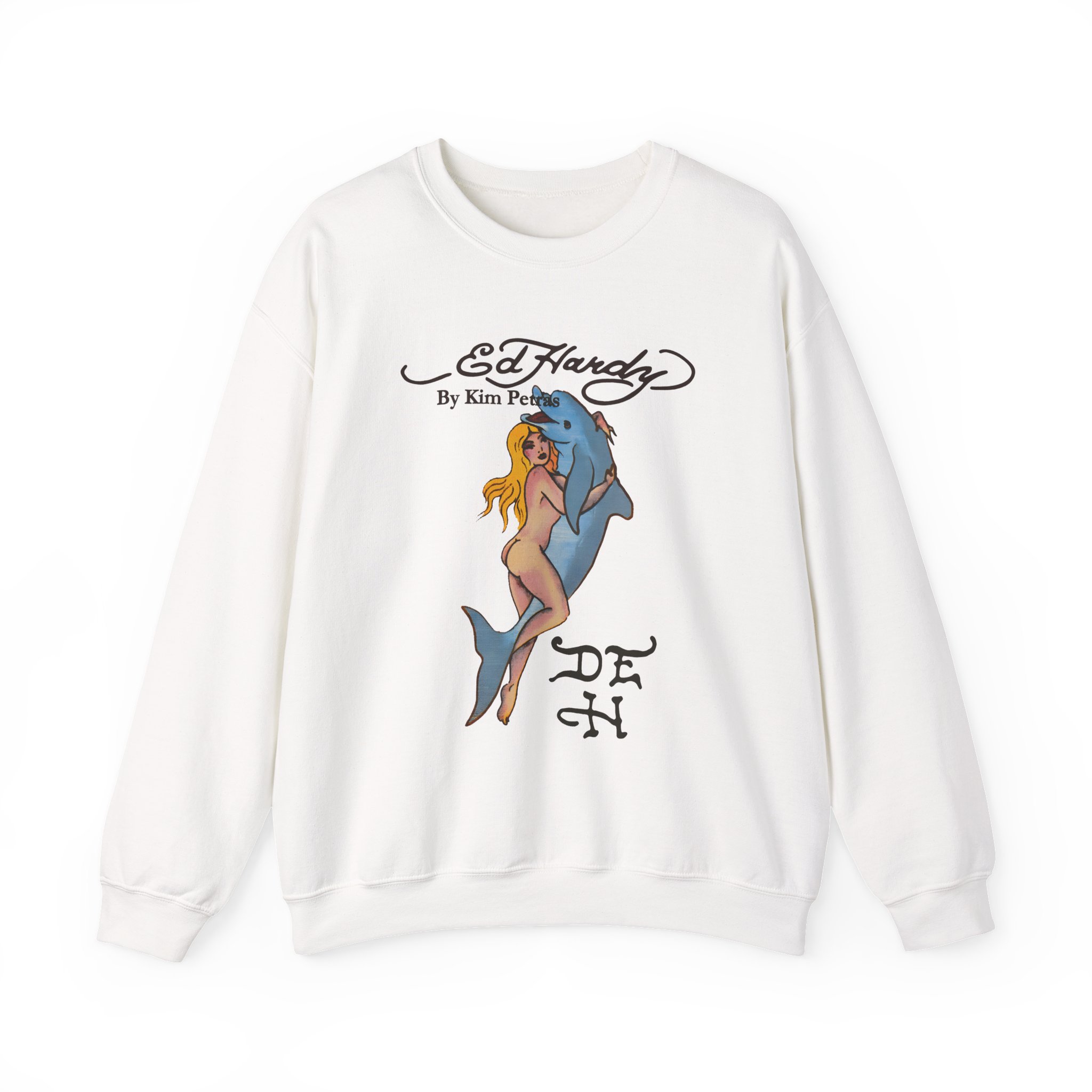 Kim Petras Dolphin Girl Unisex Heavy Blendâ„¢ Crewneck Sweatshirt