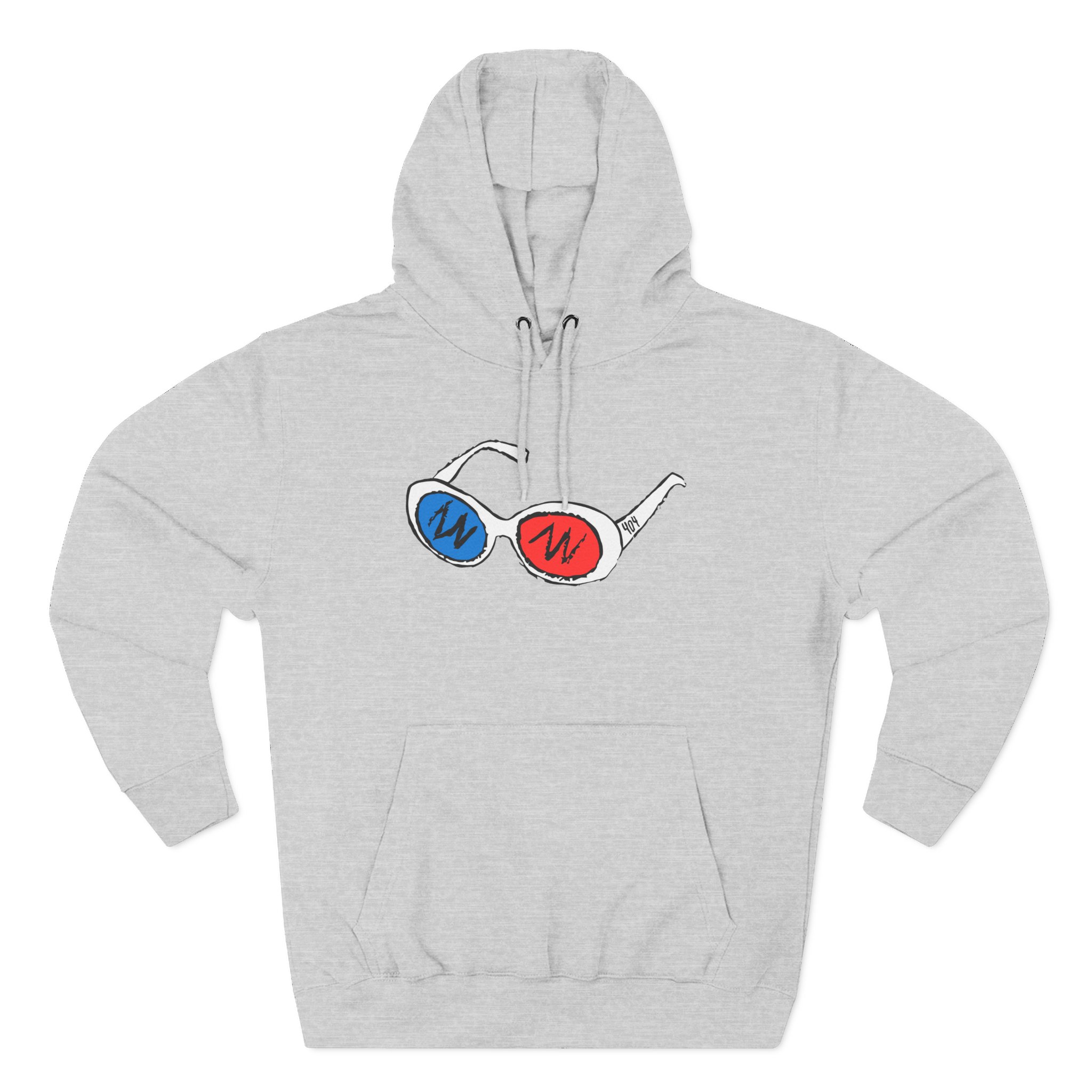 Georgenotfound 3d Goggles Three-Panel Fleece Hoodie