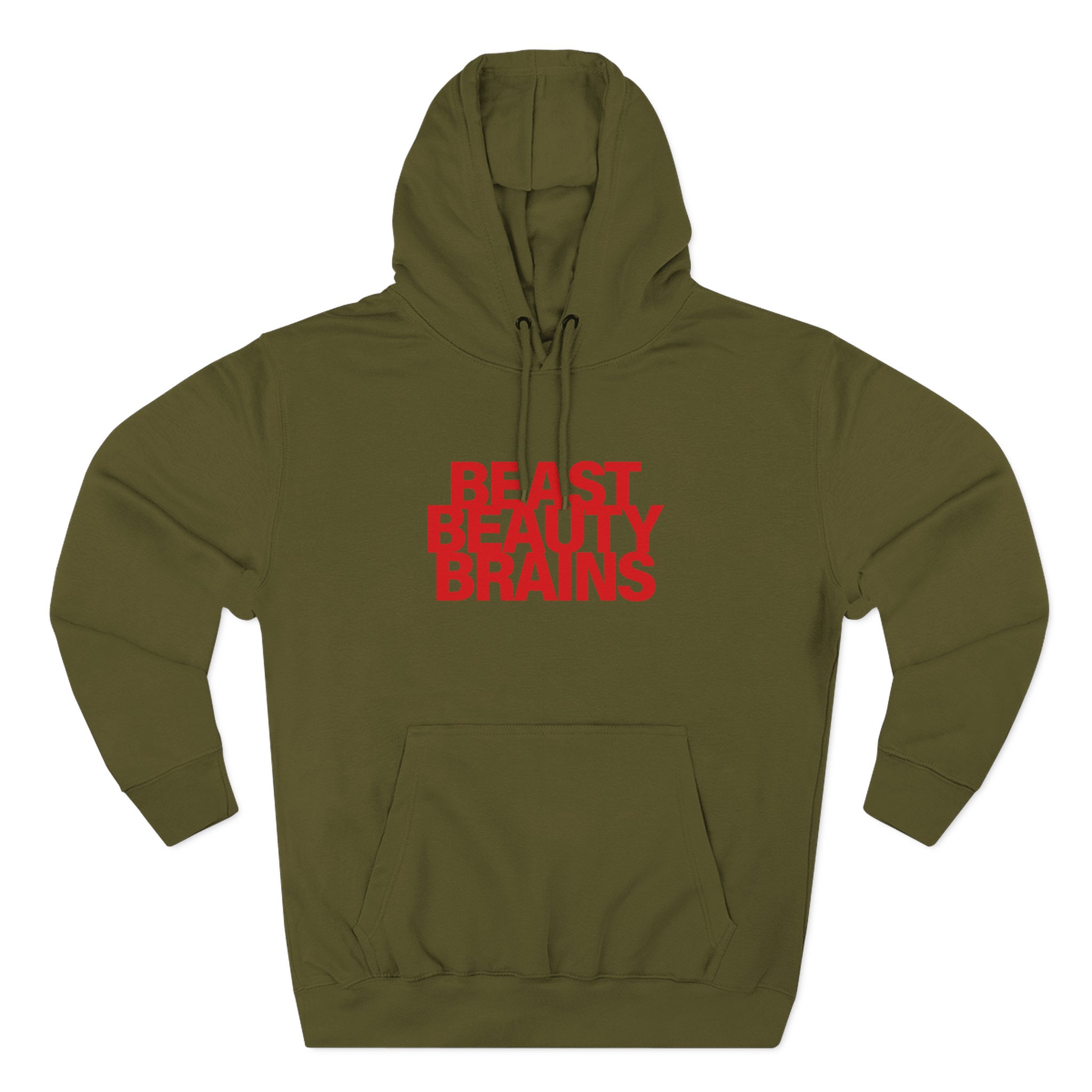 Ilona Maher Beast Beauty Brains Iconic Three-Panel Fleece Hoodie