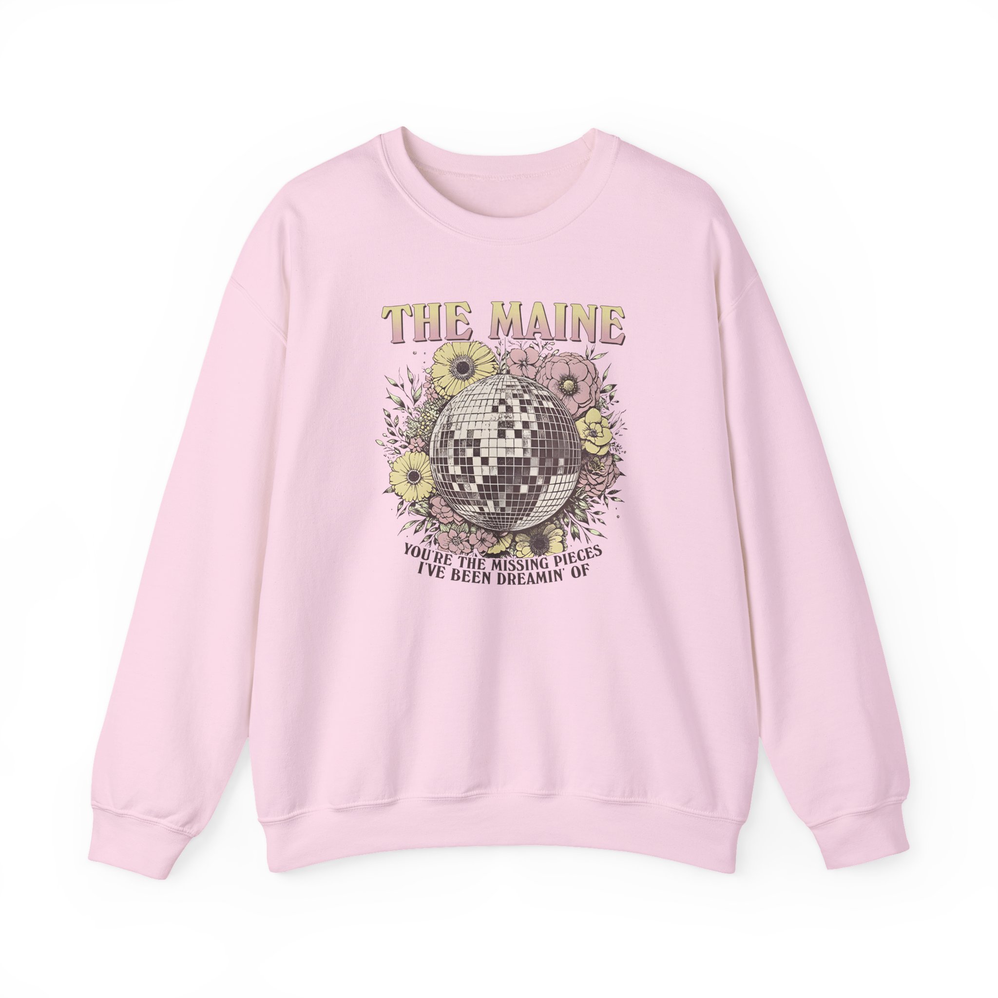 The Maine Floral Disco Unisex Heavy Blend Crewneck Sweatshirt