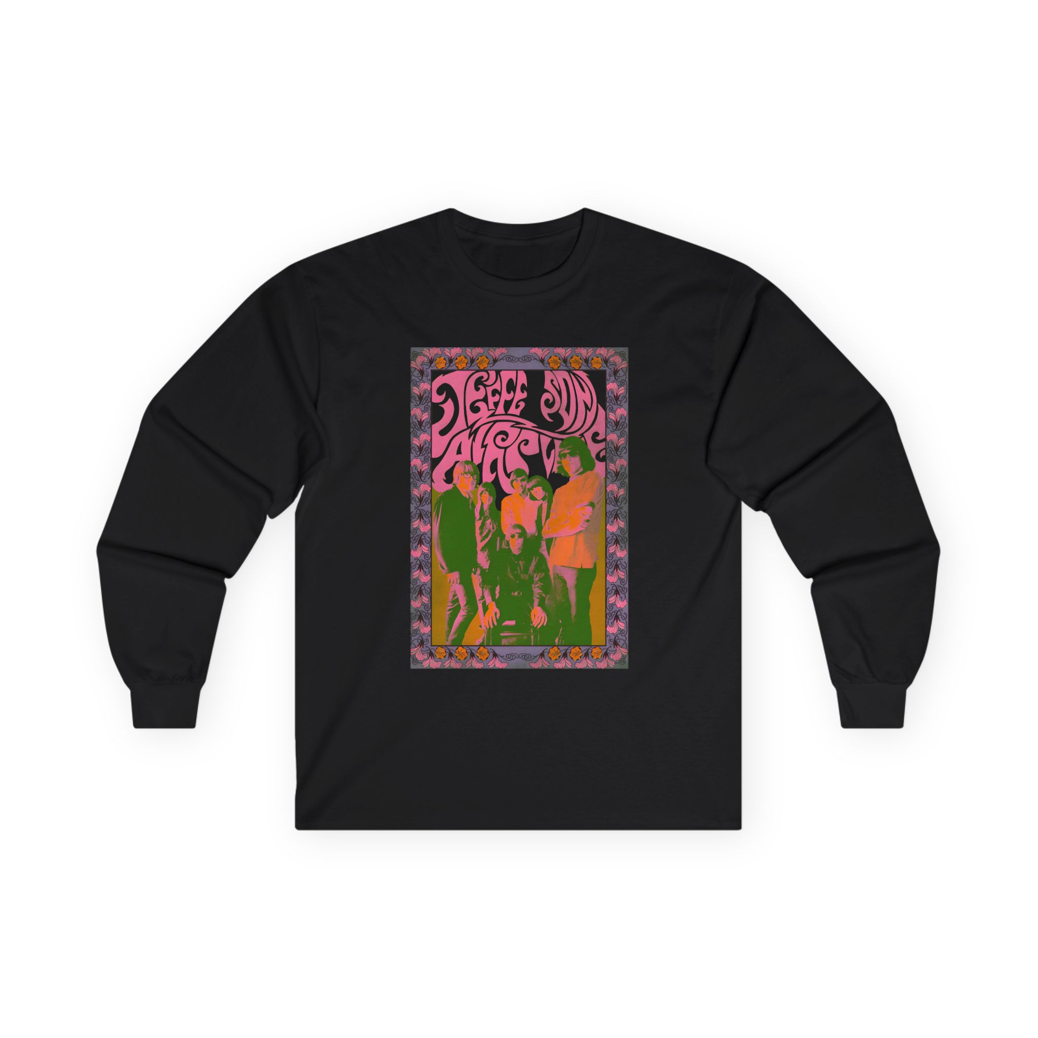 Jefferson Airplane Psychedelic Band Photo Unisex Ultra Cotton Long Sleeve Tee