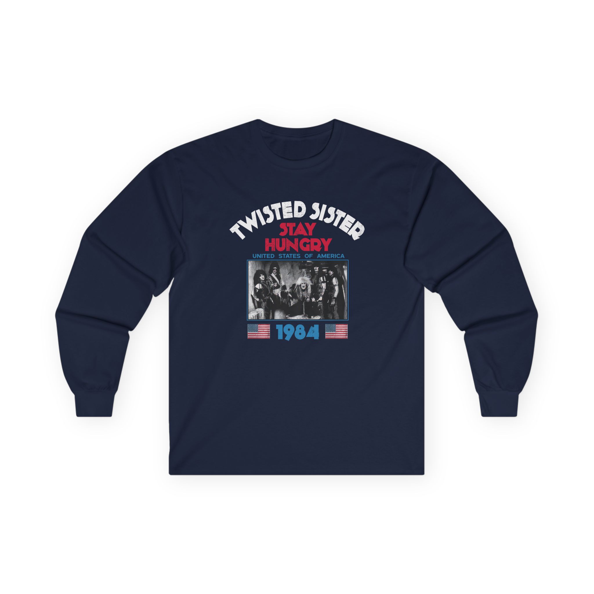 1984 Stay Hungry Tour Twisted Sister Unisex Ultra Cotton Long Sleeve Tee