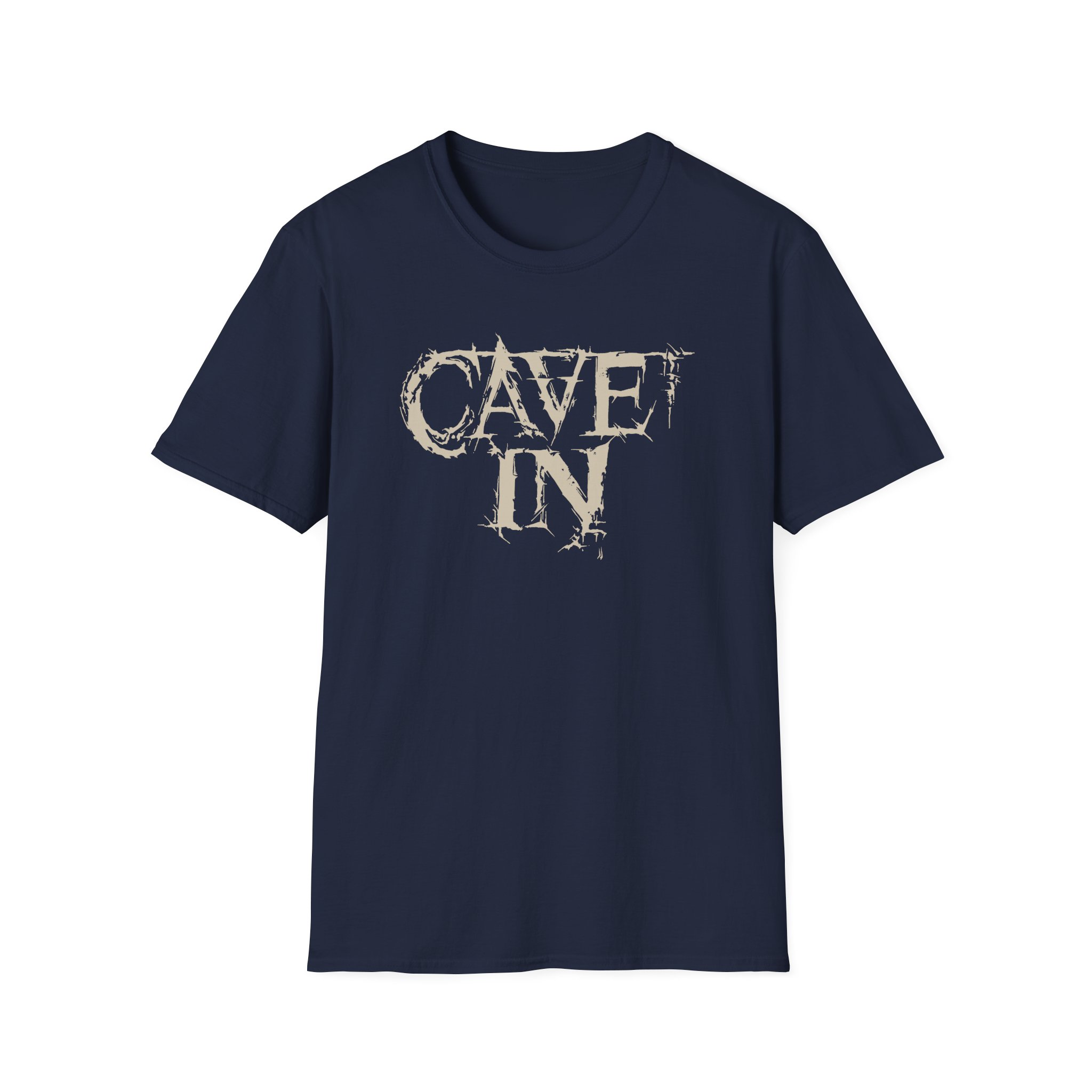 Cave in Logo & Satellite Unisex Softstyle T-Shirt