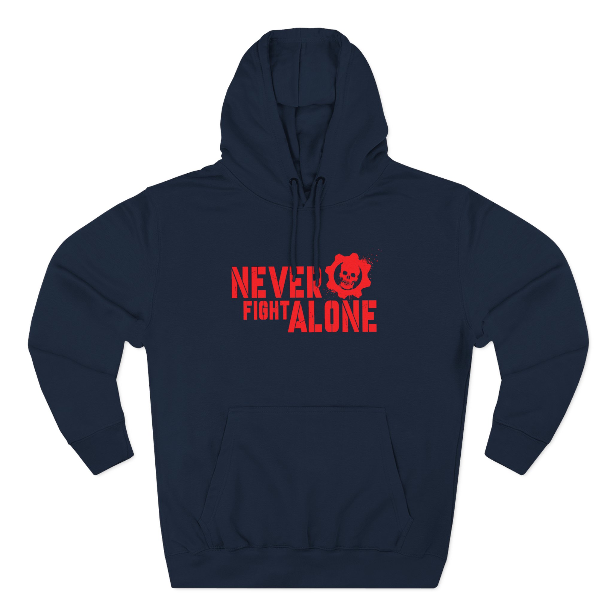 Gears of War Never Fight Alone Three-Panel Fleece Hoodie