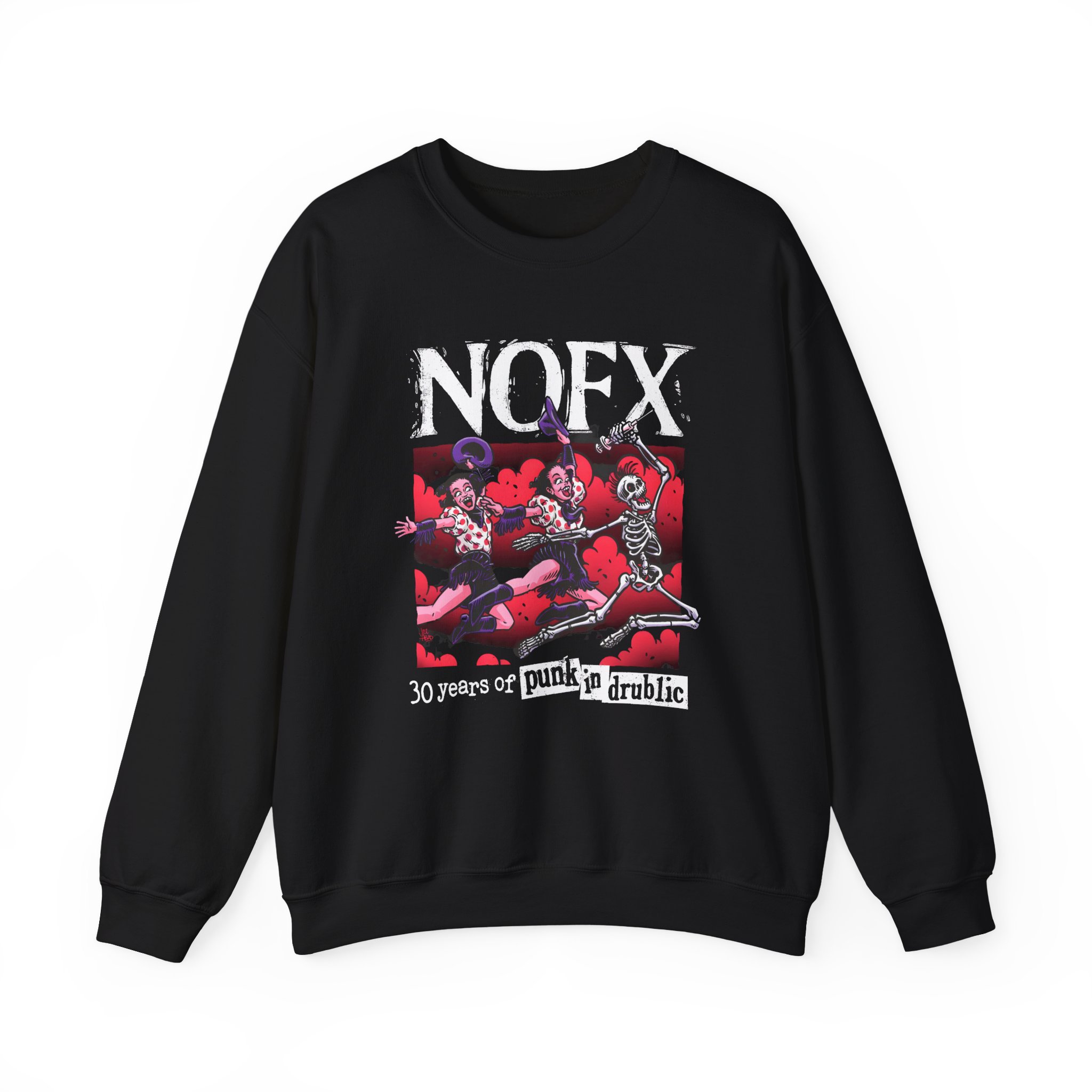 Nofx Pid 30 Unisex Heavy Blendâ„¢ Crewneck Sweatshirt