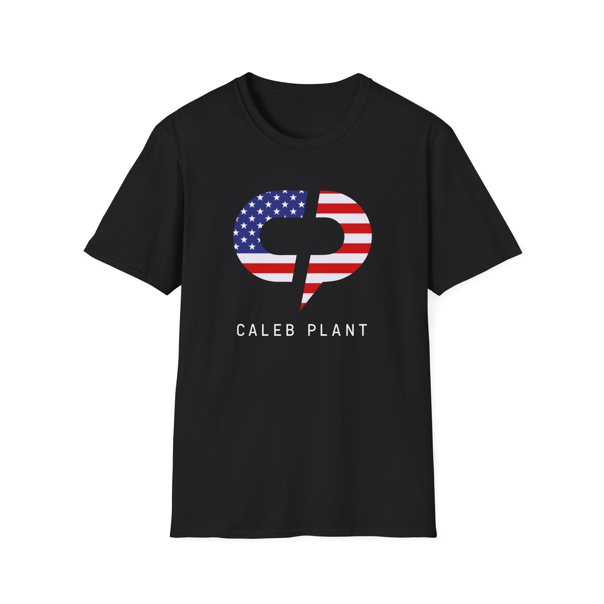 Caleb Plant Red, White and Blue Unisex Softstyle T-Shirt