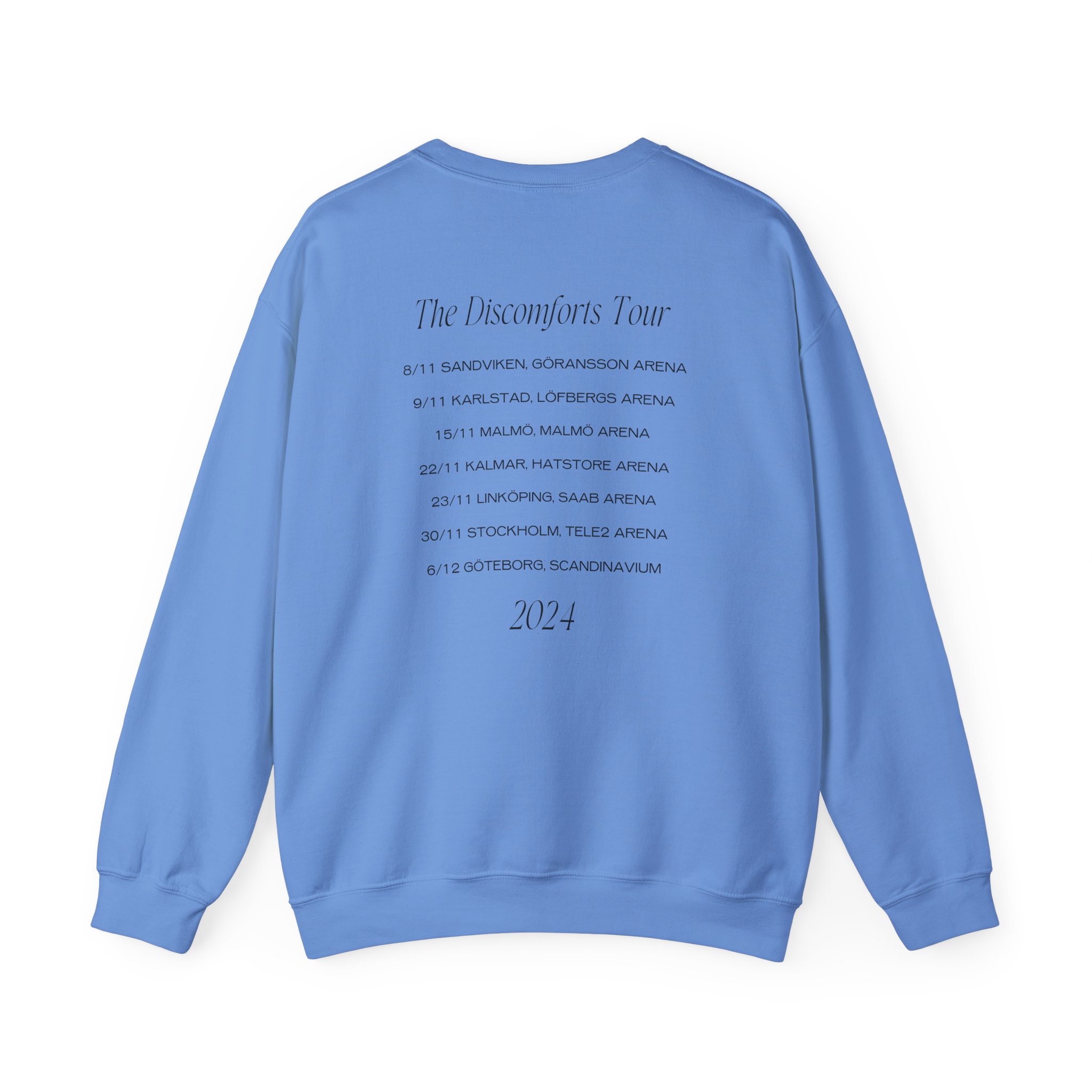 Albin Lee Meldau Discomforts Tour Unisex Heavy Blendâ„¢ Crewneck Sweatshirt