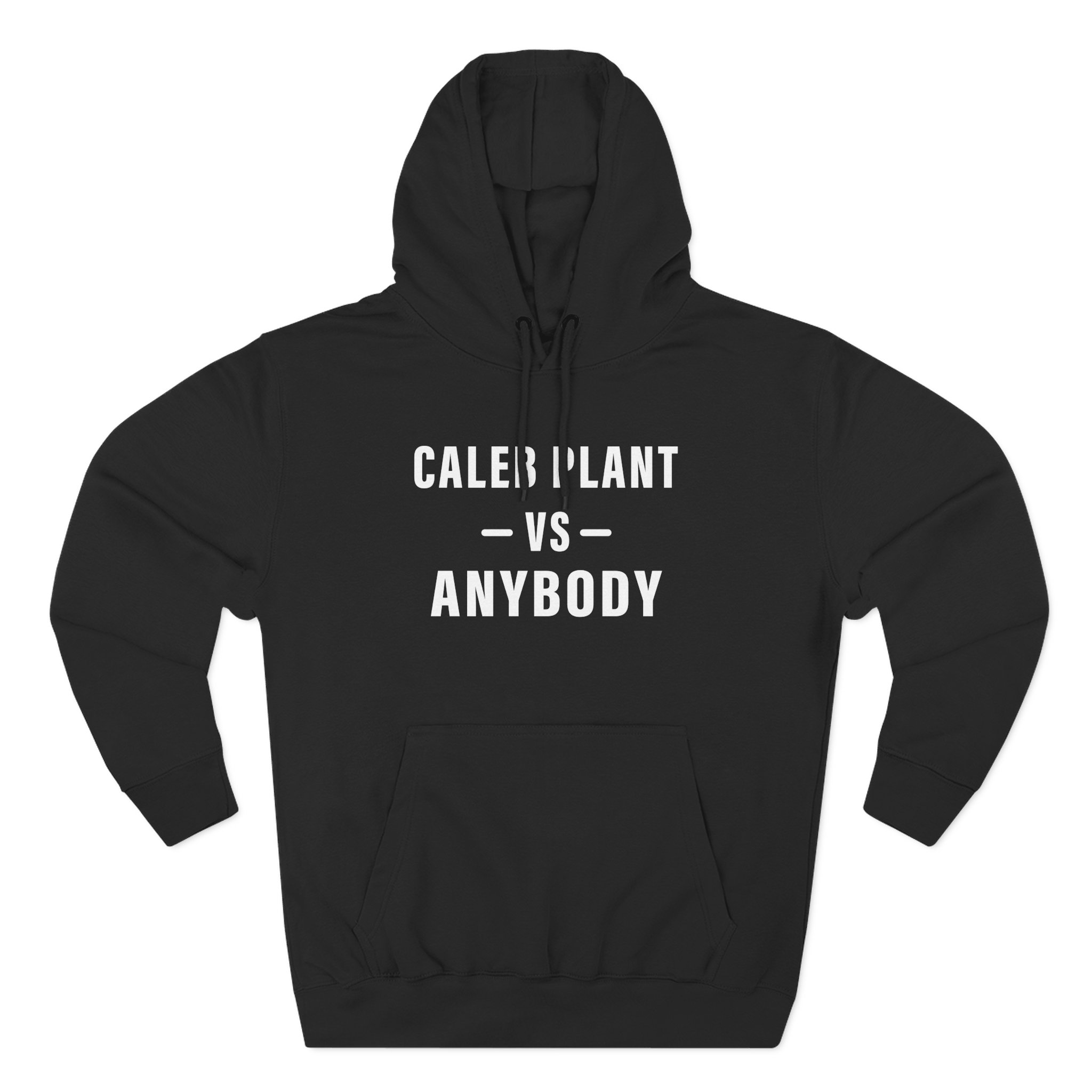 Caleb Plant Caleb vs. Anybody Three-Panel Fleece Hoodie