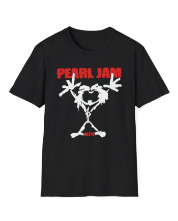 Pearl Jam Stickman Unisex Softstyle T-Shirt