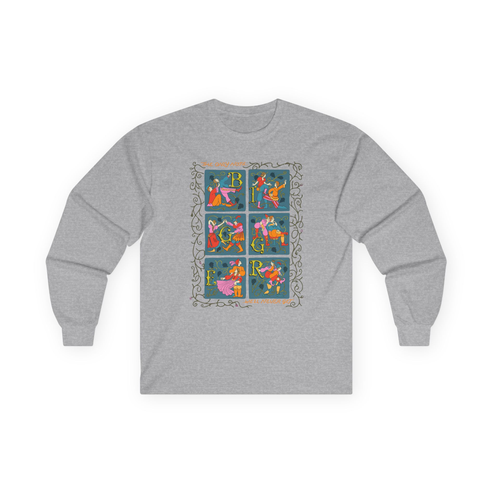 Drawfee Medieval Improvisation Unisex Ultra Cotton Long Sleeve Tee