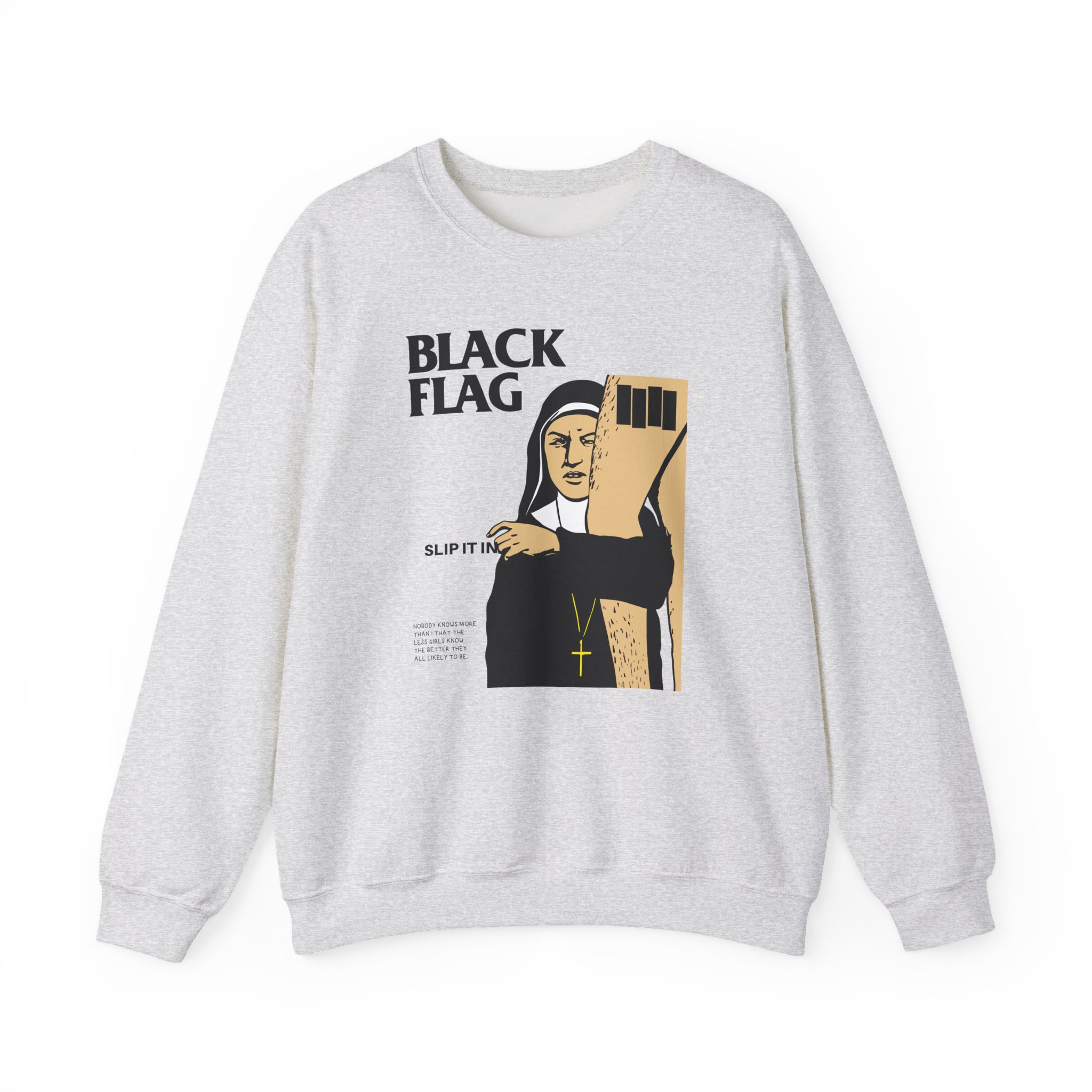 Black Flag Slip It in Unisex Heavy Blendâ„¢ Crewneck Sweatshirt